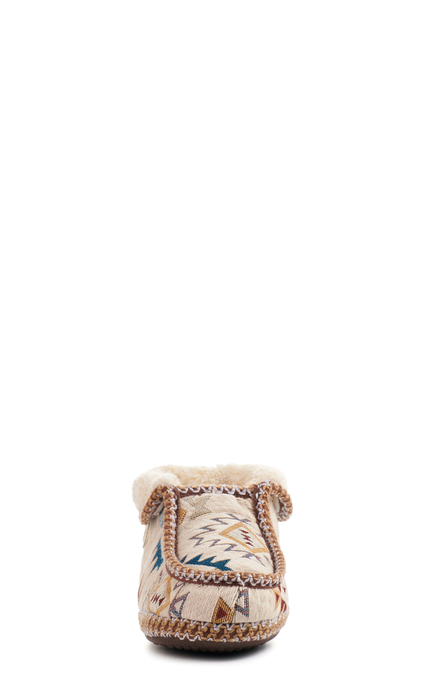 Blazin Roxx Women's Nora Cream Blanket Print Fold-Over Ankle Boot Slippers - Image 5