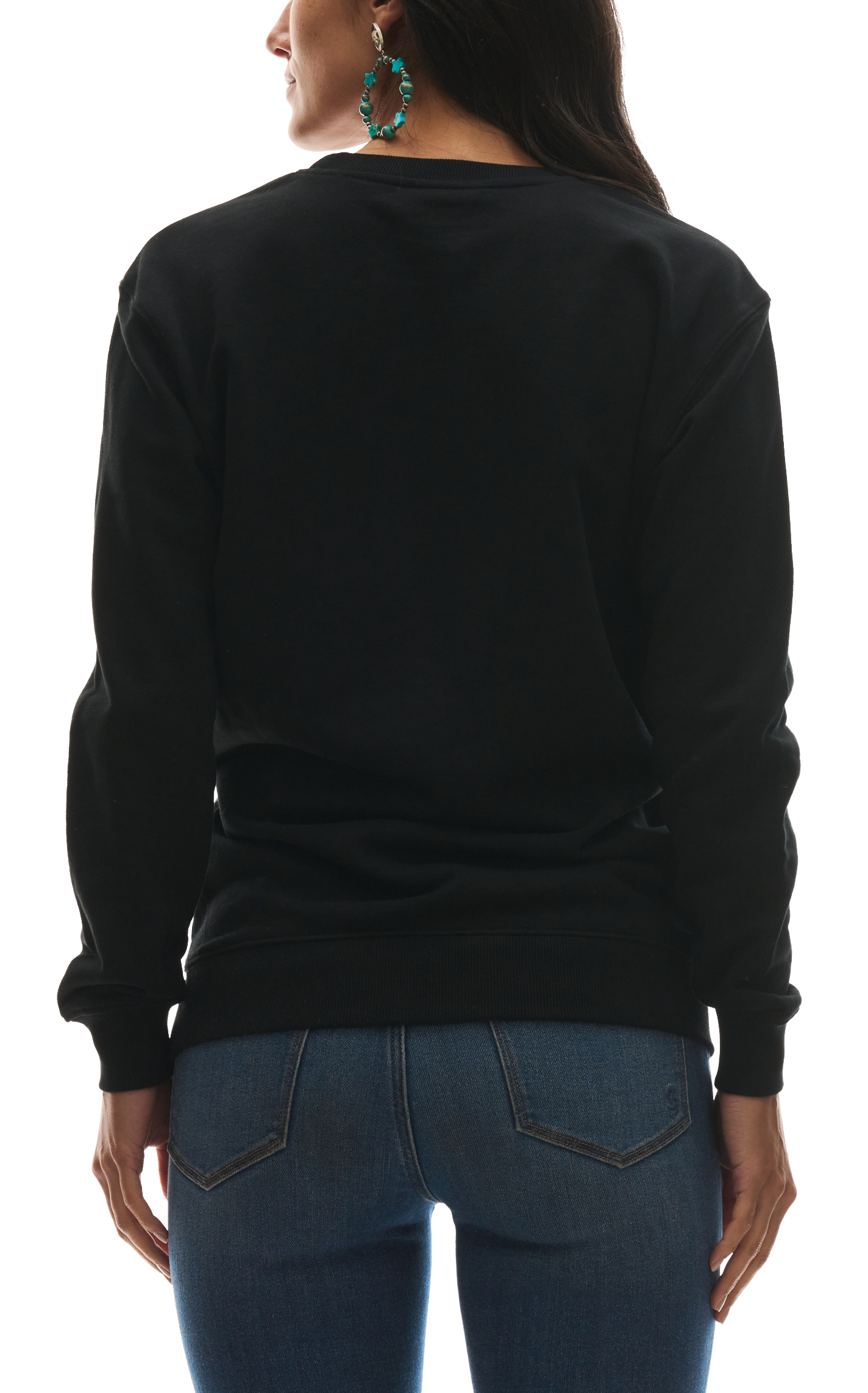 Lotus Fashion Women's Black Rockin' Rings Graphic Pullover - Image 1