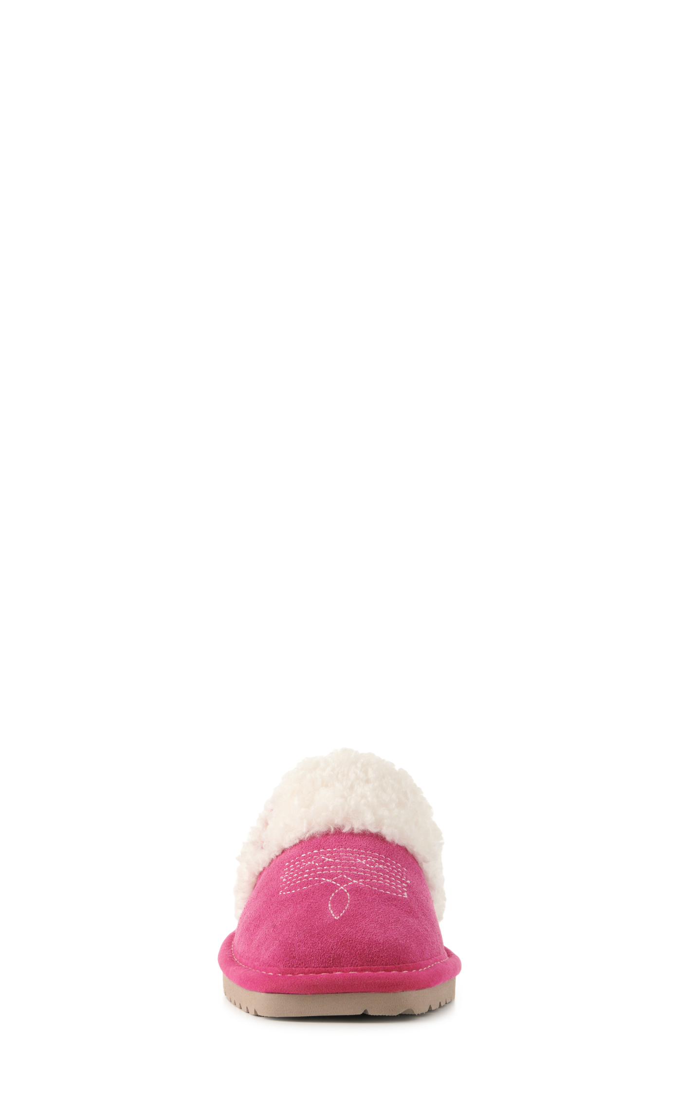 Ariat Women's Jackie Very Berry Pink Suede Slippers - Image 1