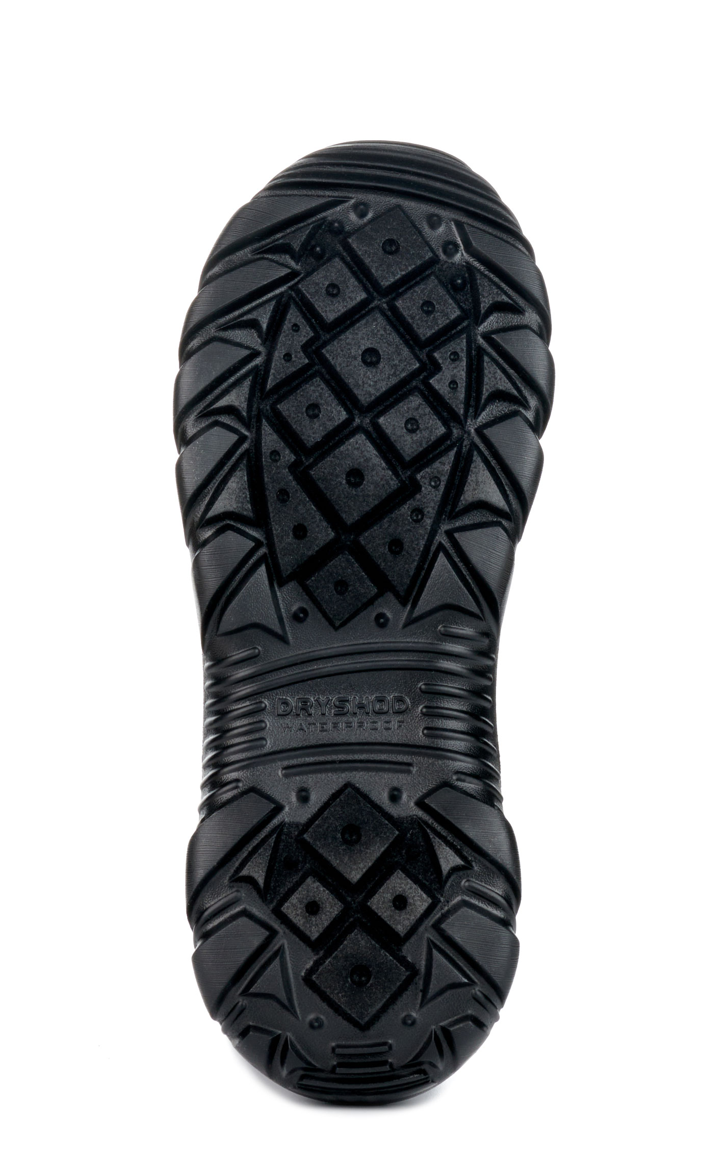 Dryshod Evalusion Black and Dark Brown Round Toe Ankle Rubber Work Boot - Image 1