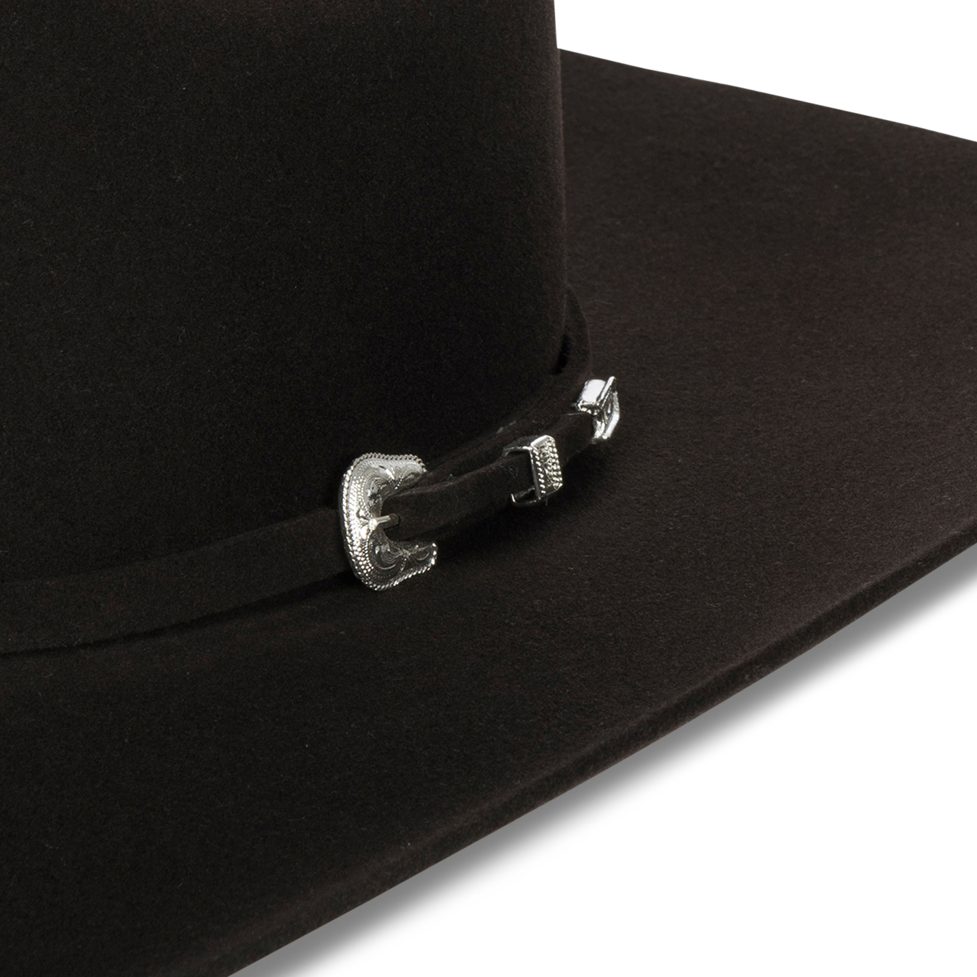 Cavender's Rodeo Collection Chocolate 4X Felt Cowboy Hat - Image 1