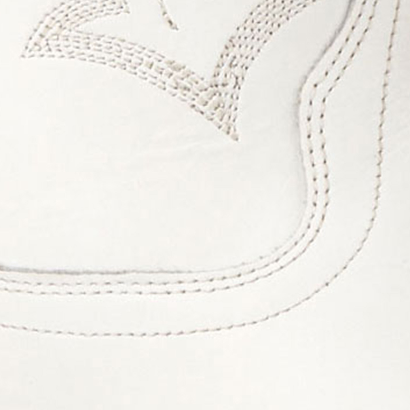 Old West Women's White R-Toe Cowboy Boots - Image 1