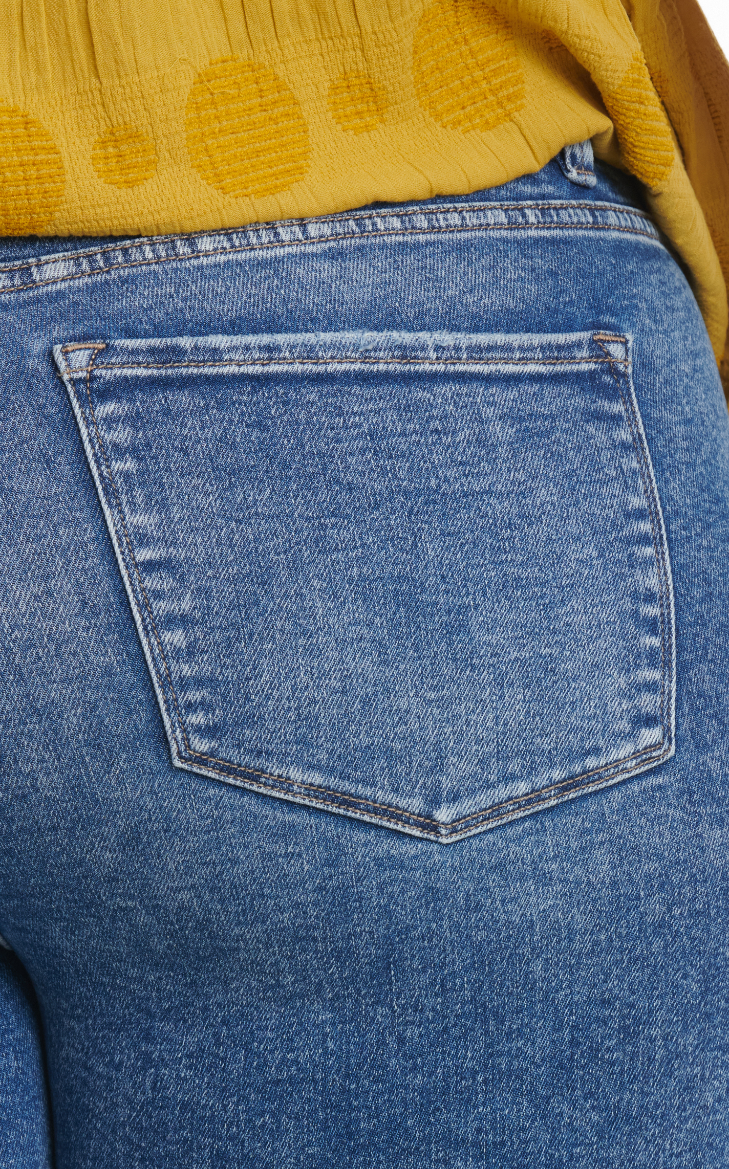 Lovervet by Vervet Women's Medium Wash Distressed Boot Cut Leg Jeans - Plus Sizes - Image 1
