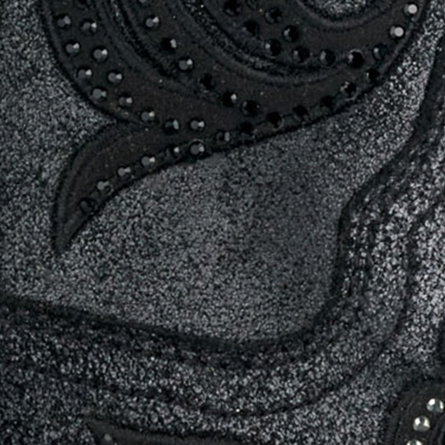 Corral Women's Black with Embroidery & Crystals Snip Toe Cowboy Boots - Image 1