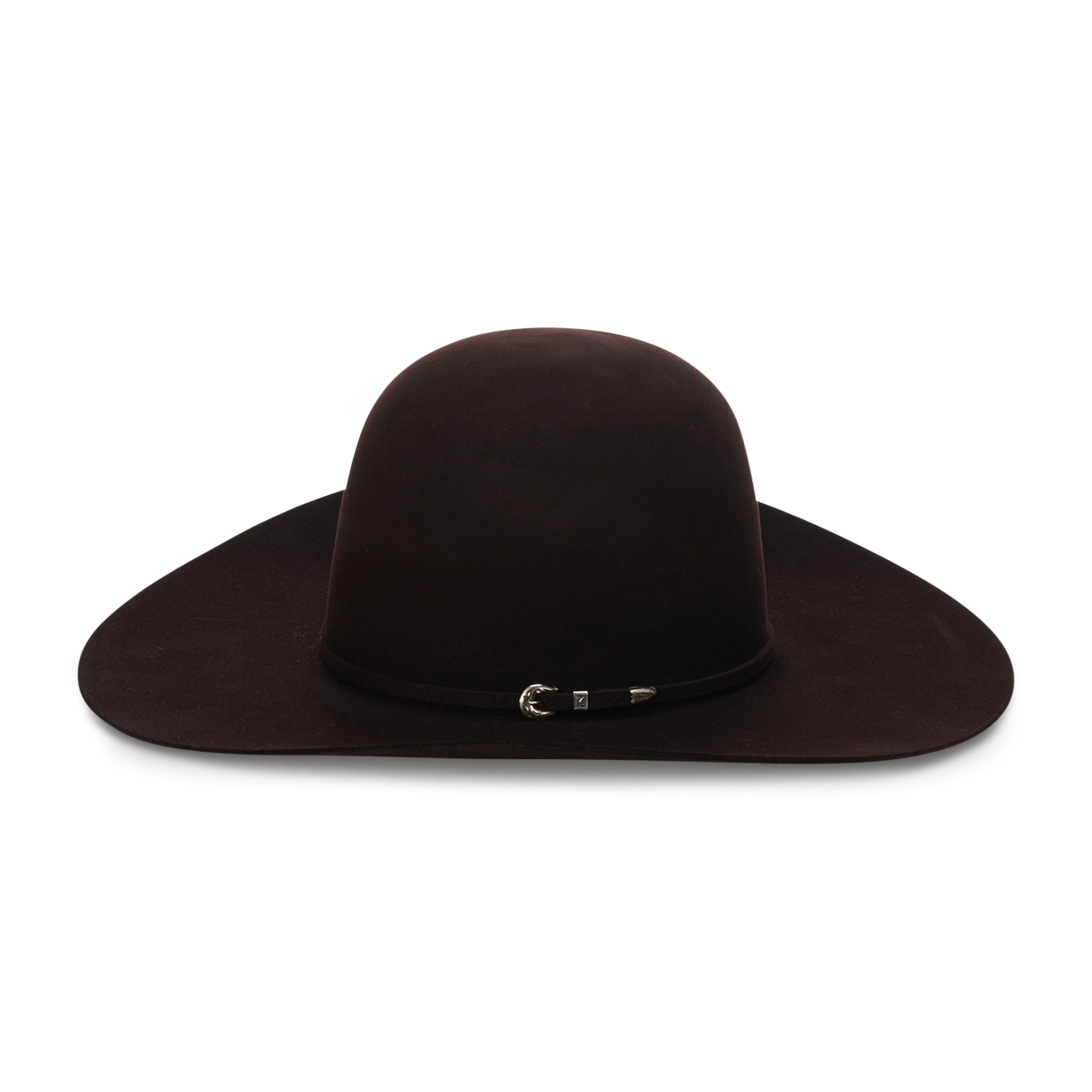 Rodeo King 15X Black Cherry Open Crown Felt Hat - Image 1