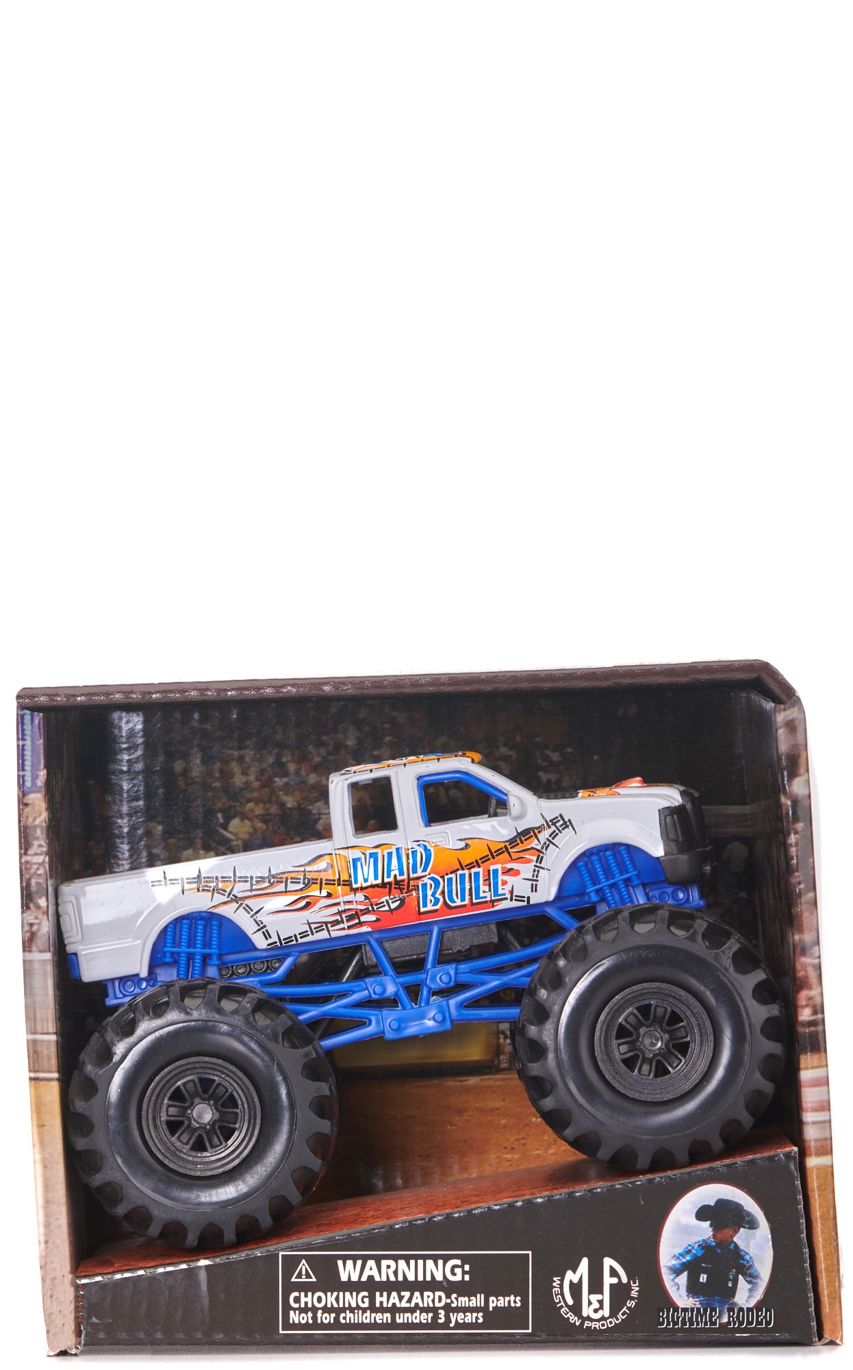 M&F Western Bigtime Rodeo Mad Bull Monster Truck Toy - Image 1