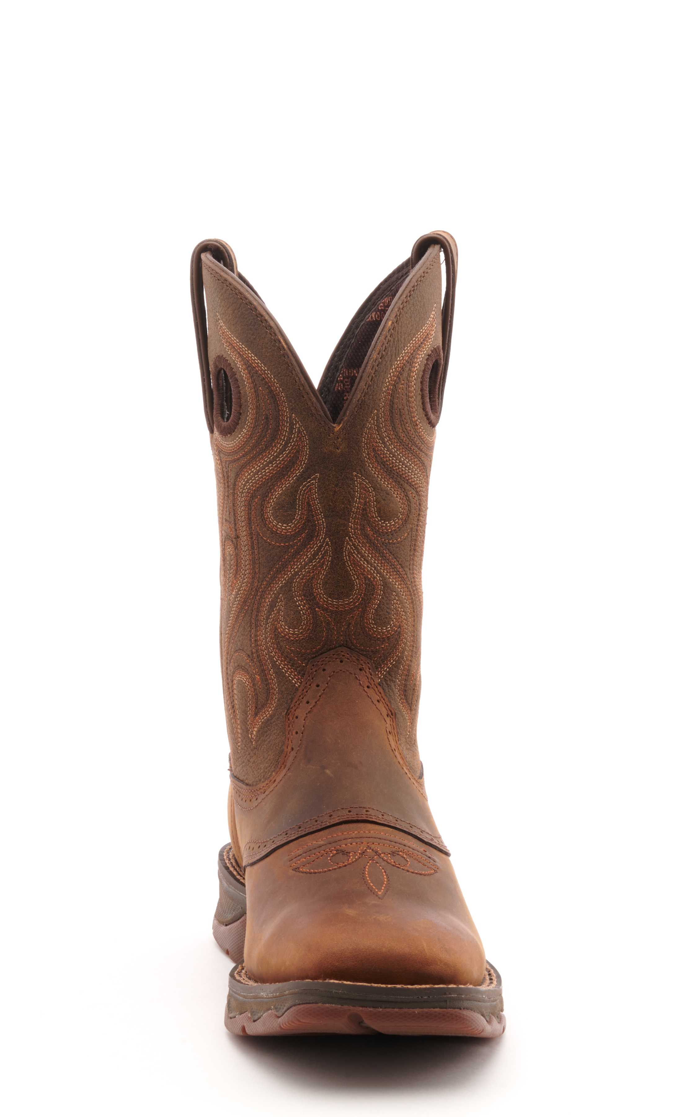 Durango Women's Rebel Trail Brown Wide Square Toe Cowboy Boots - Cavender's Exclusive - Image 1
