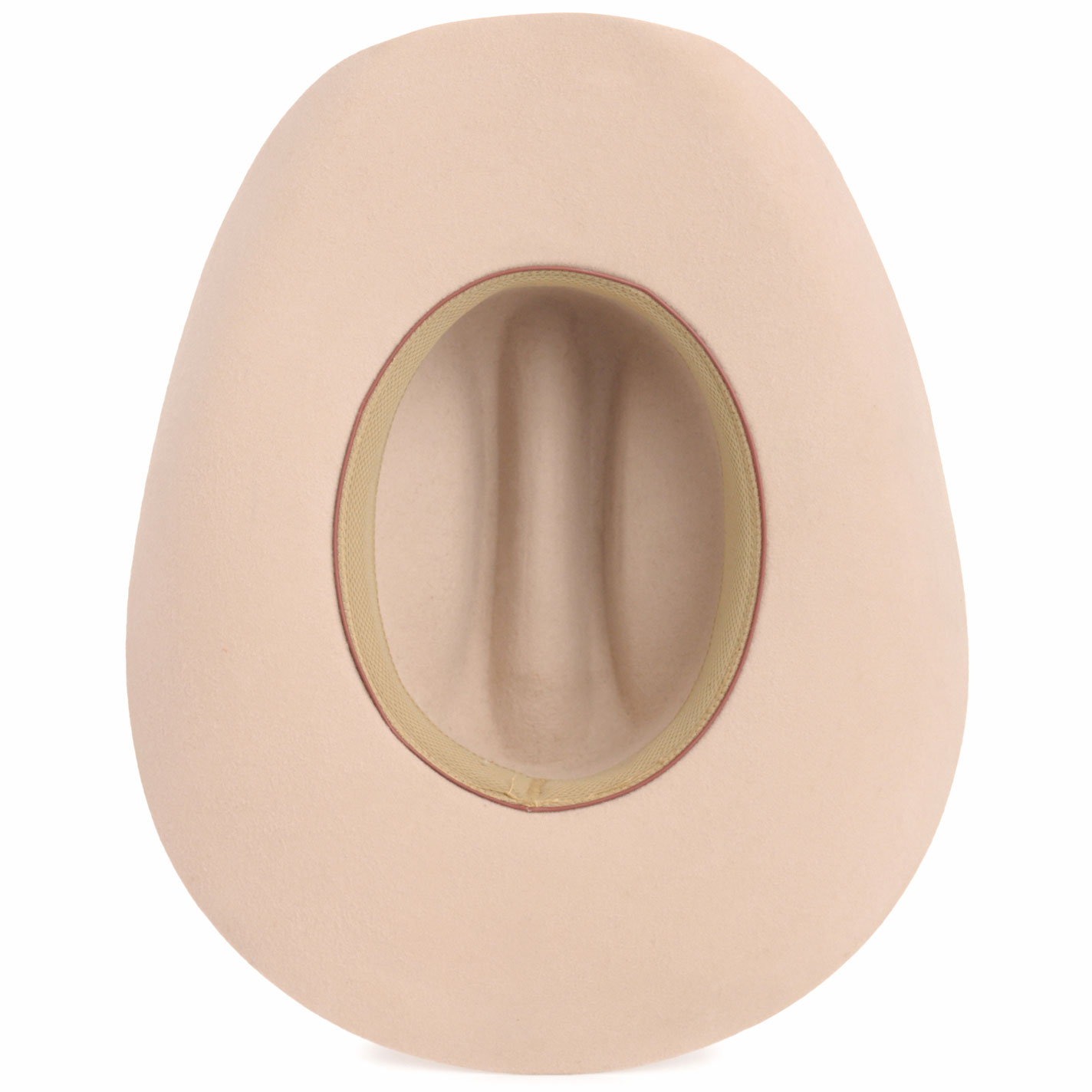Rockin C Women's Buckskin Wesley Creased Leather Wrap Felt Western Hat - Image 3