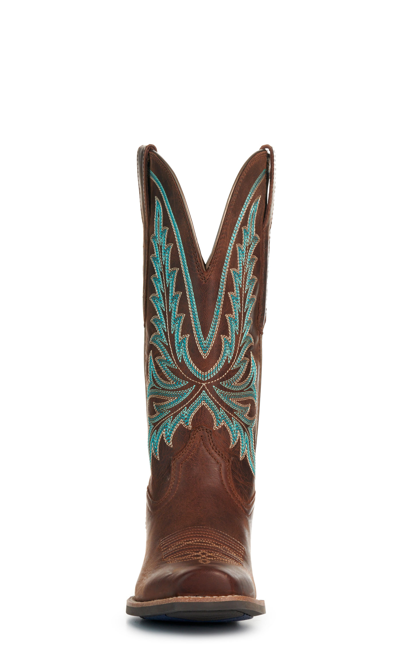 Ariat Women's Sassy Brown Shock Shield Narrow Cutter Toe Cowboy Boots - Image 1