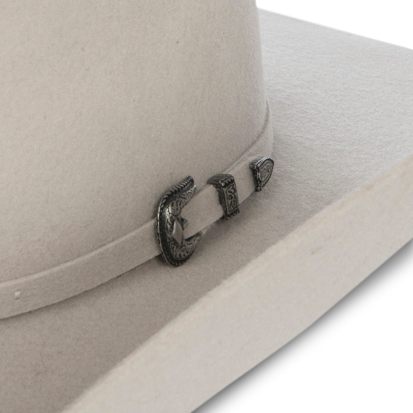 Cavender's Cowboy Collection 3X Silverbelly Cattleman's Crown Premium Wool Cowboy Hat - Image 1