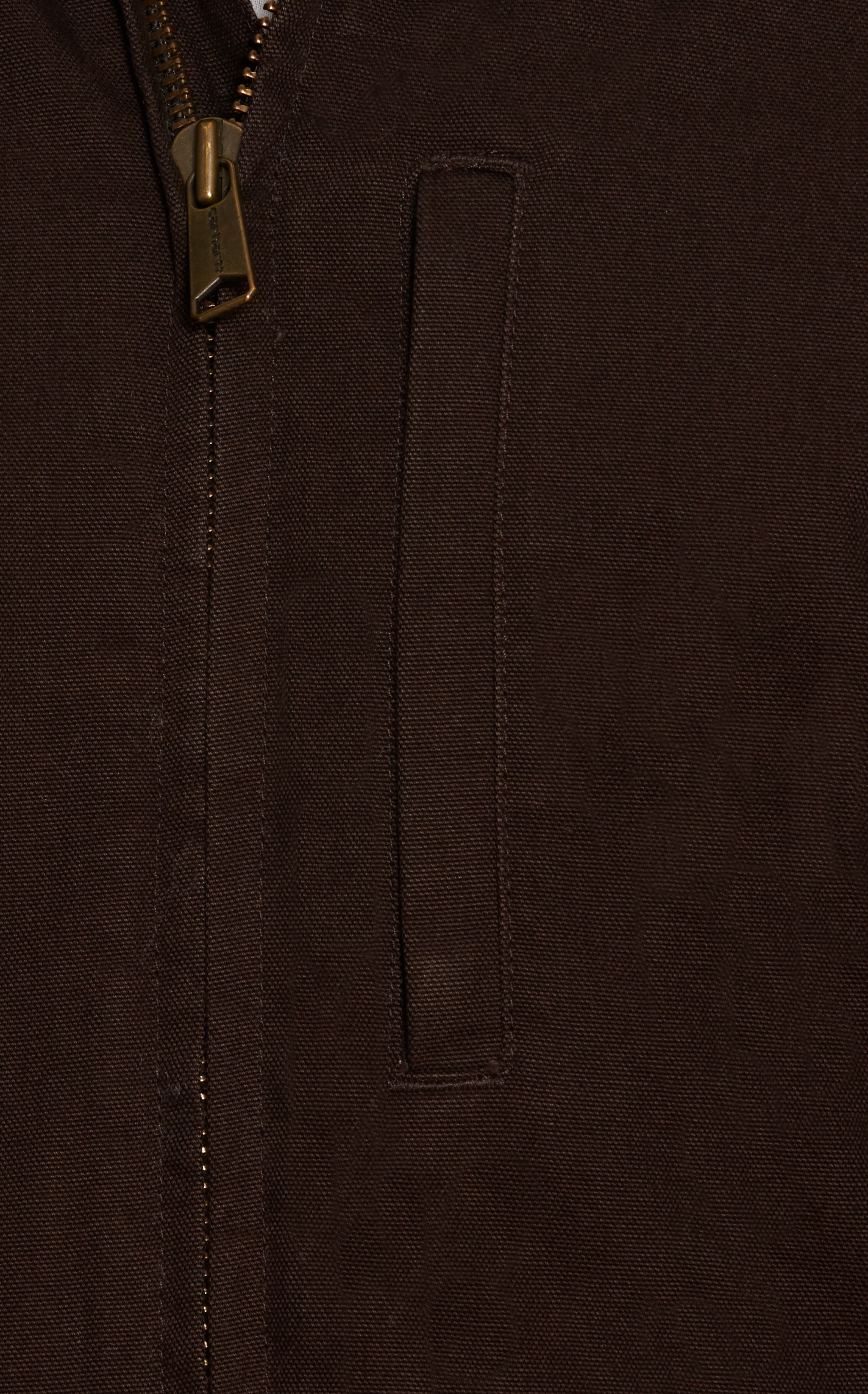 Carhartt Men's Dark Brown Sherpa-lined Coat - Big & Tall - Image 1