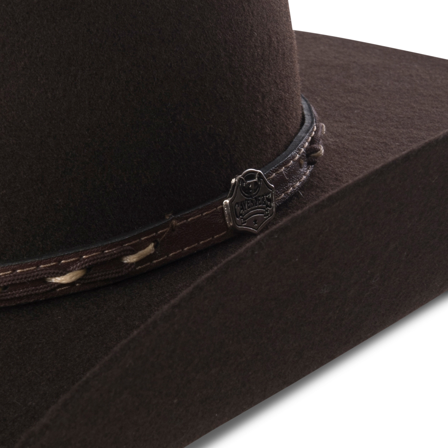 Cavender's Cowboy Collection 3X Dark Brown Premium Wool Cowboy Hat - Image 1