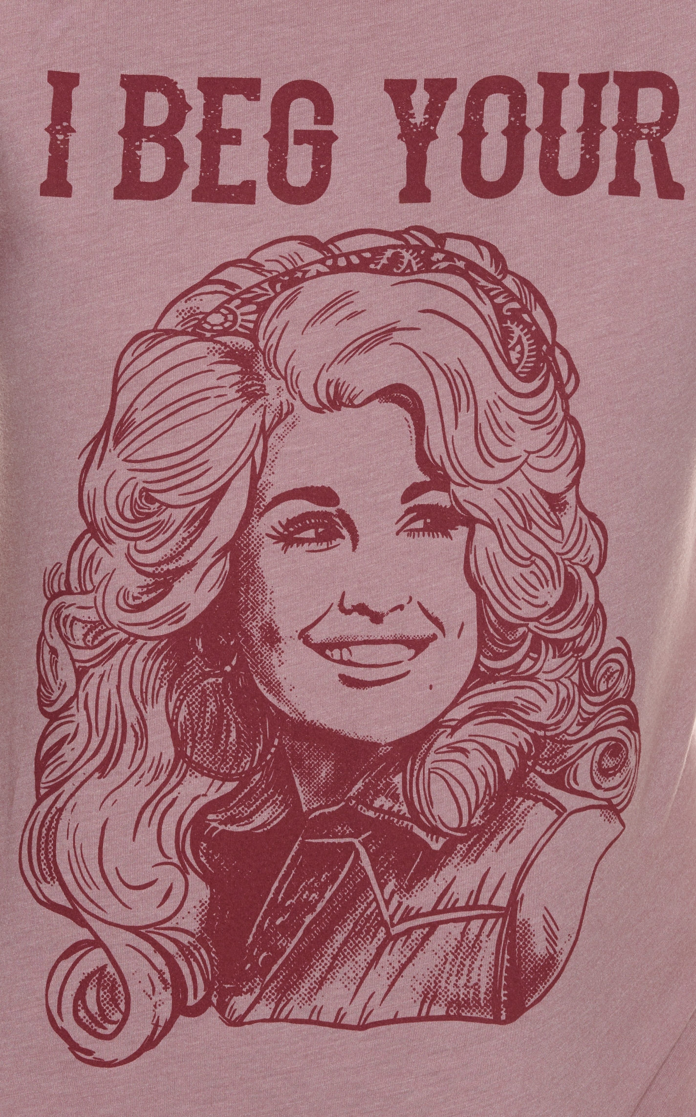 Rowdy Crowd Women's Blush I Beg Your Parton Short Sleeve T-Shirt - Image 1
