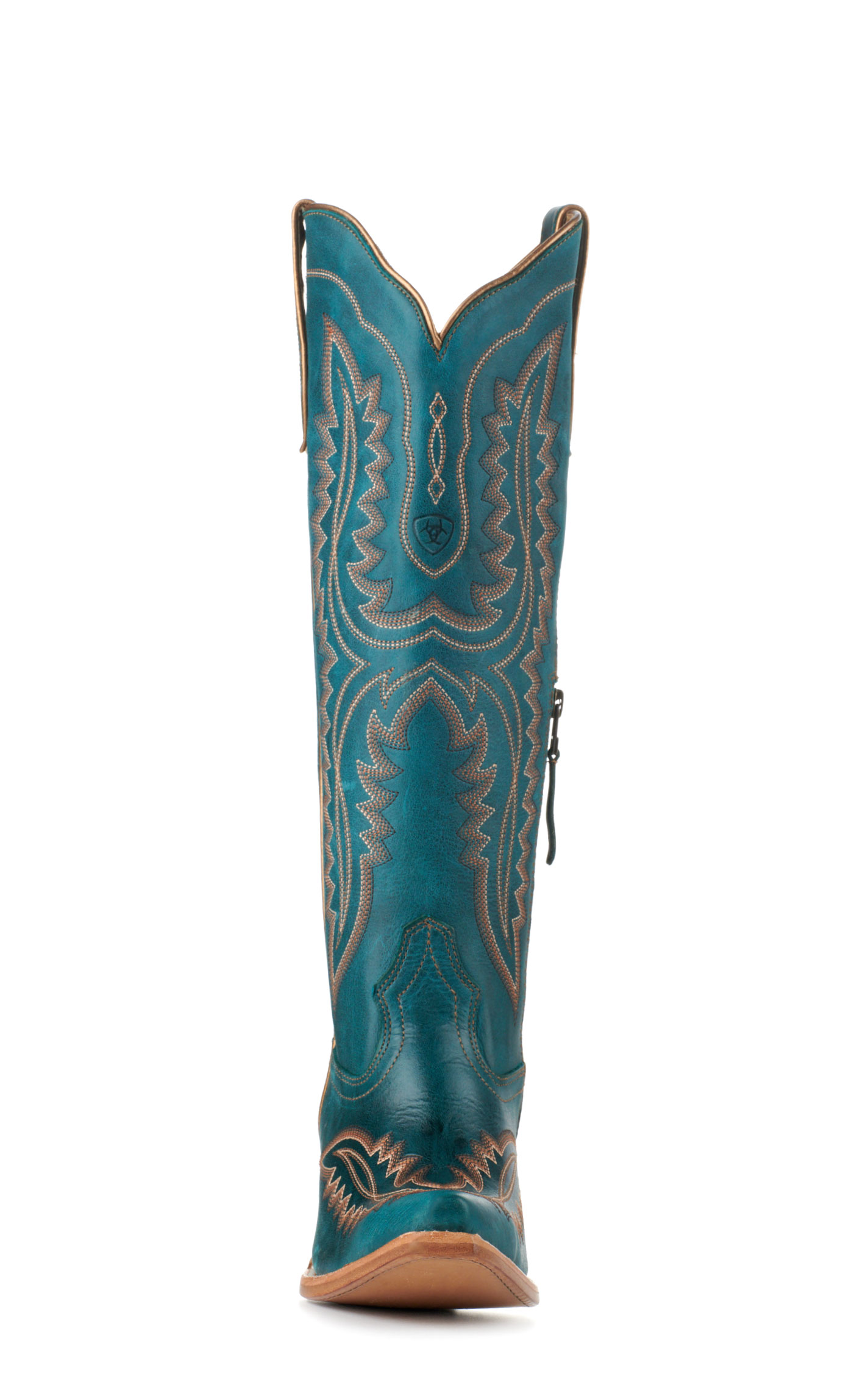 Ariat Women's Casanova Turquoise Snip Toe Tall Cowboy Boots - Image 1
