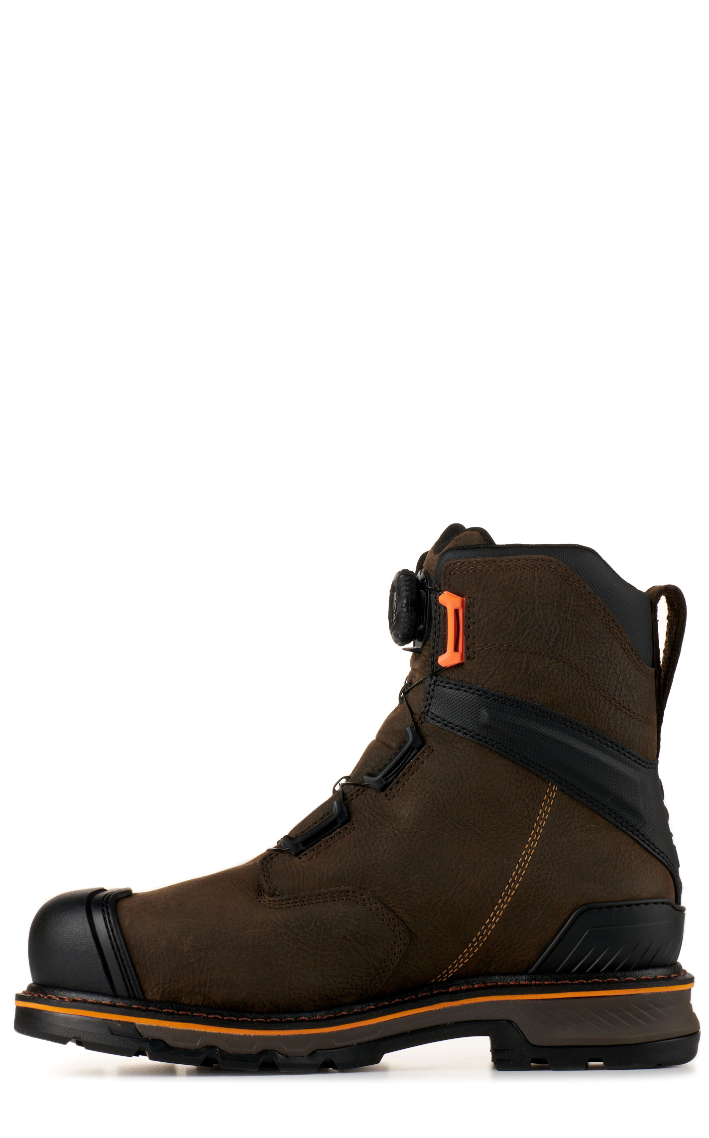 Ariat Men's Stump Jumper Dark Brown BOA Waterproof Round Composite Toe Lace Up Work Boots - Image 1