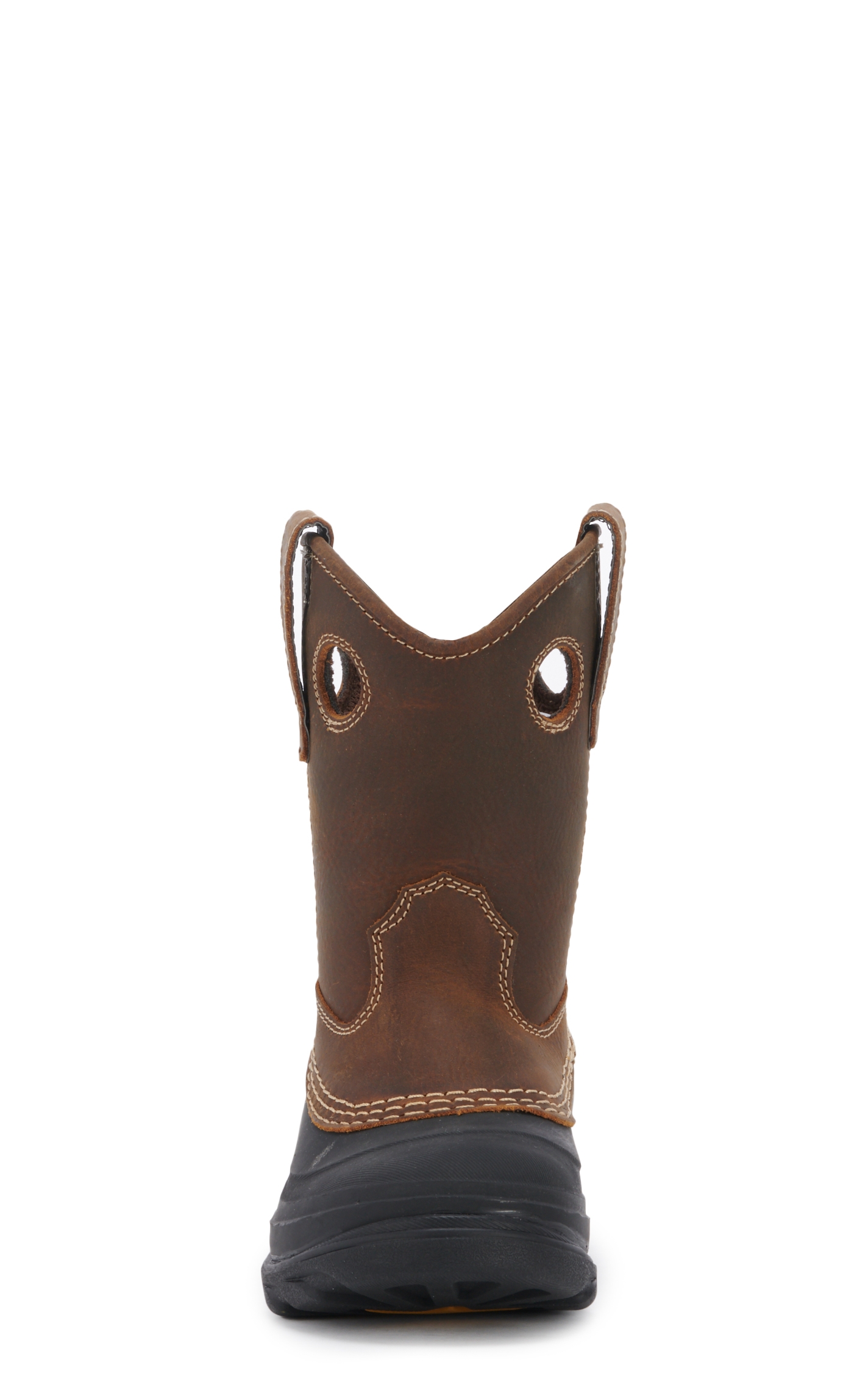 Georgia Youth Muddog Black and Brown Pull On Waterproof Boots - Image 1