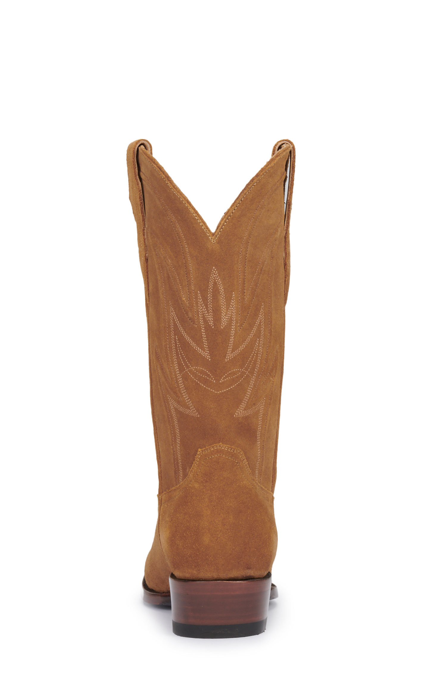 JRC & Sons Men's Colton Water Resistant Suede Leather Round Toe Cowboy Boot in Tan - Image 1