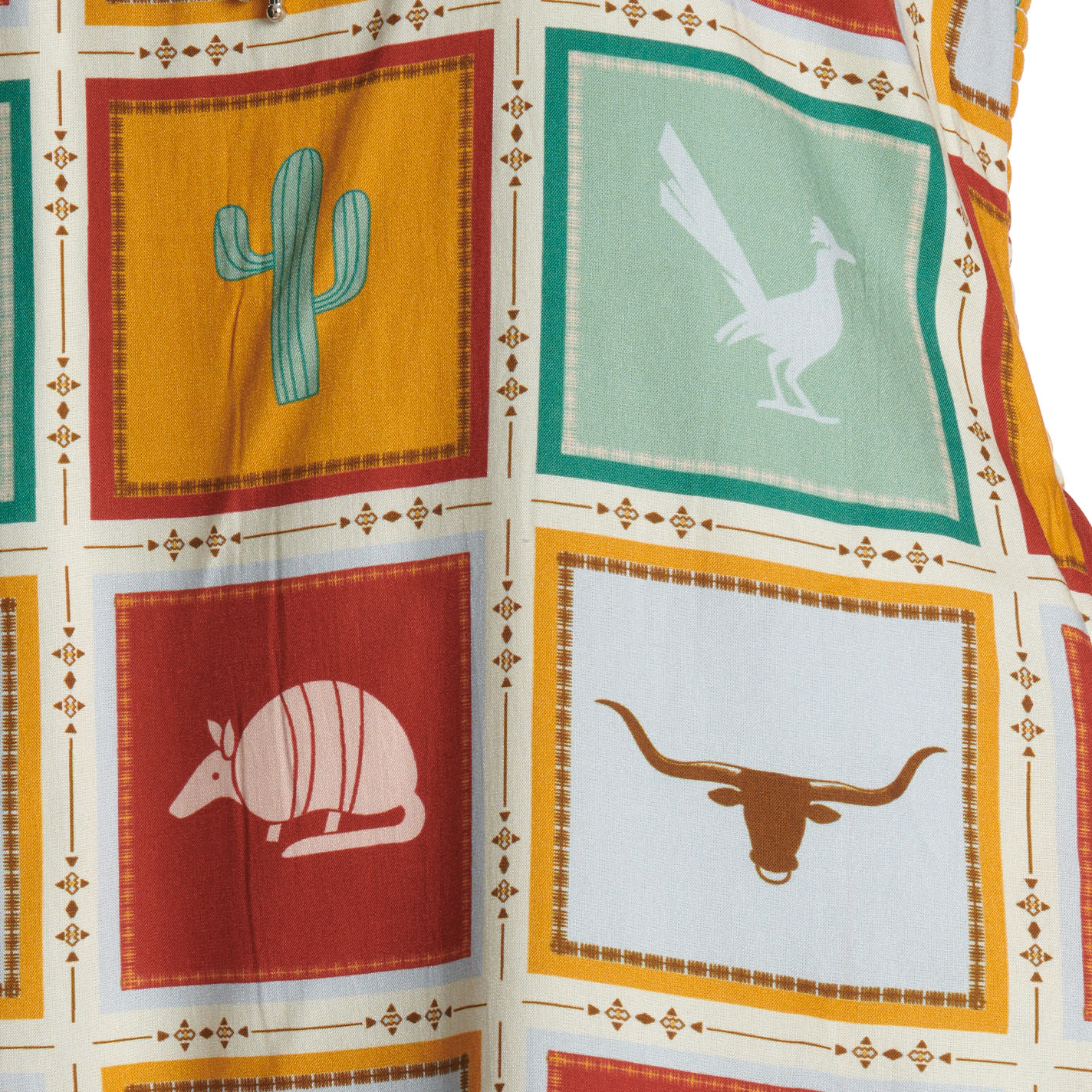 Cotton & Rye Women's Colorful Critters & Cactus Dress - Image 3