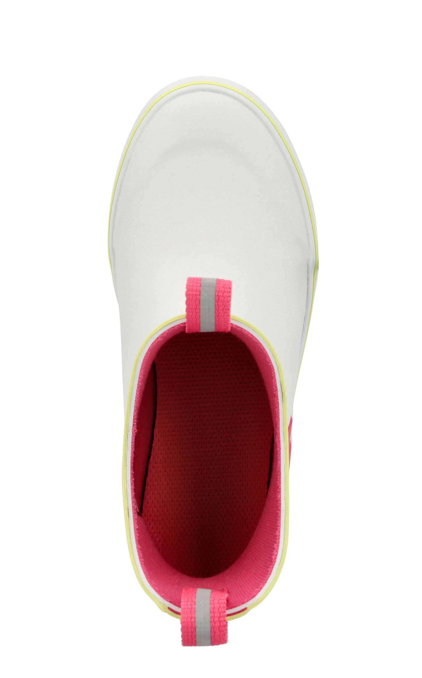 XTRATUF Kid's White & Pink Ankle Rubber Deck Boots - Image 1