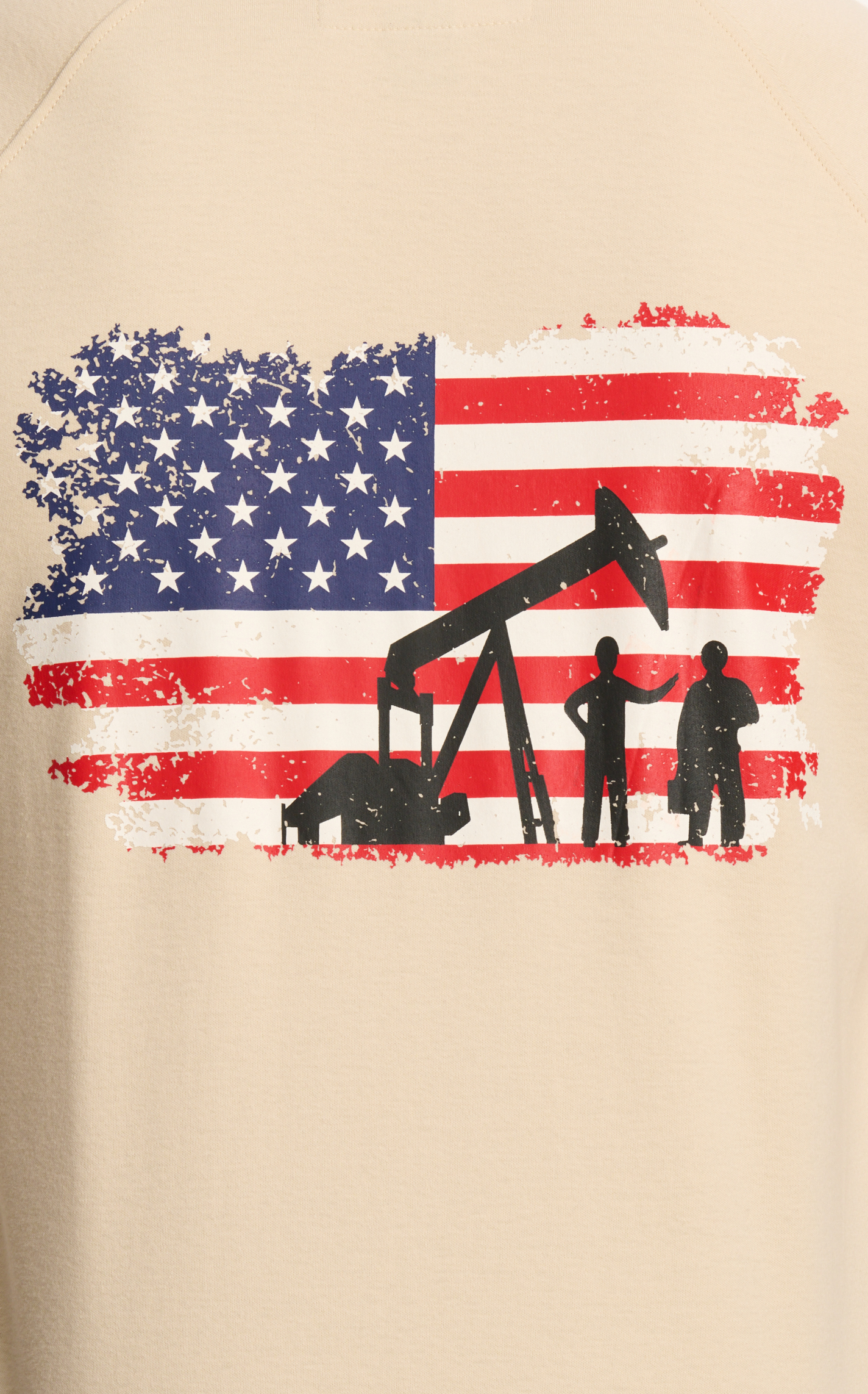 Forge Men's Sand American Flag Rig FR T-Shirt - Image 1