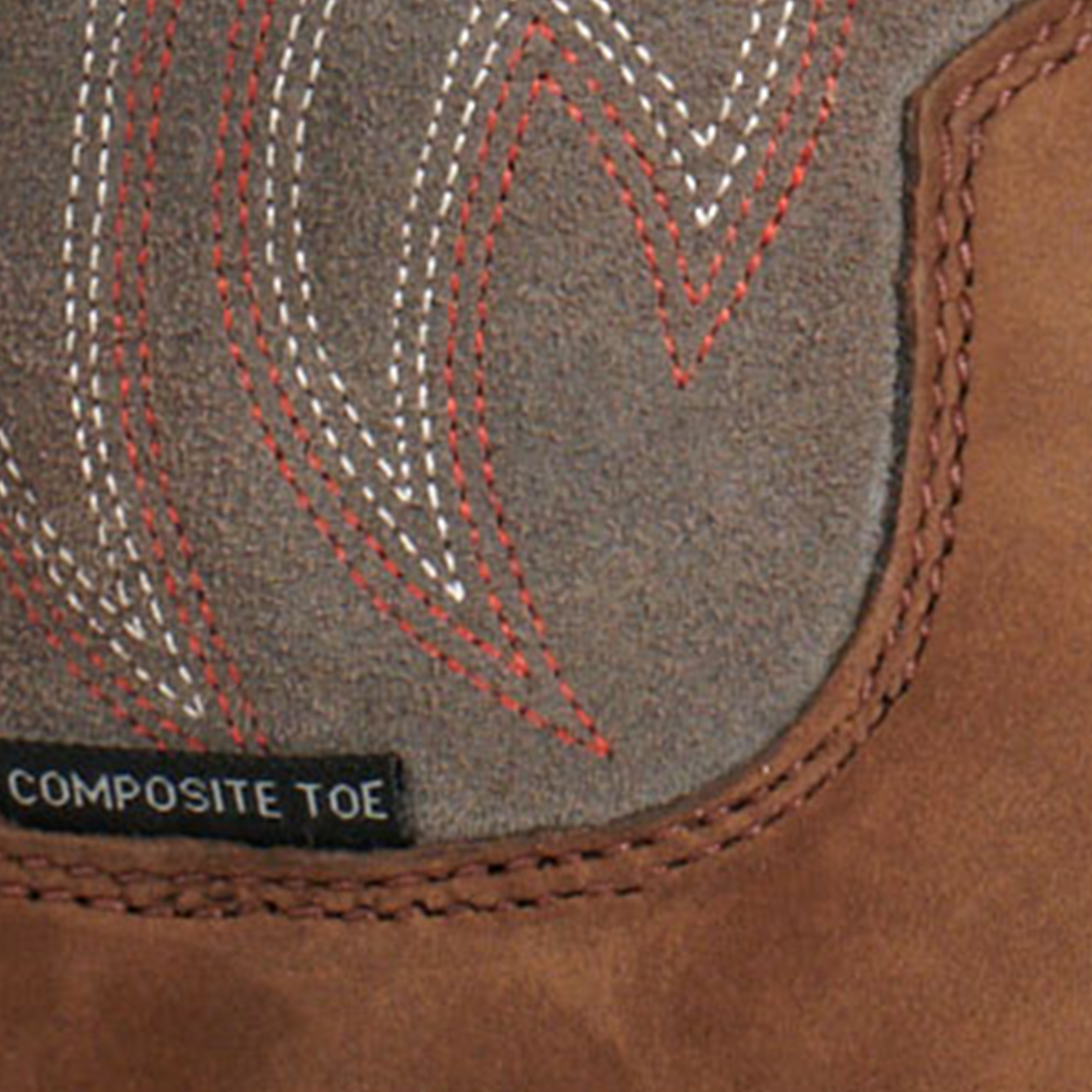 Ariat Men's Rebar Flex SD Brown and Gray Wide Square Composite Toe Work Boot - Image 1