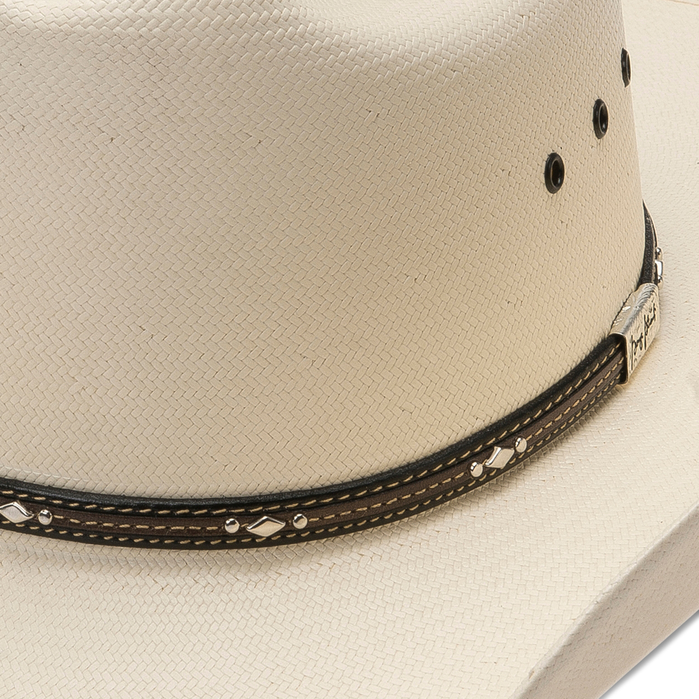 Resistol 10X George Strait Kingman Straw Cowboy Hat - Image 1