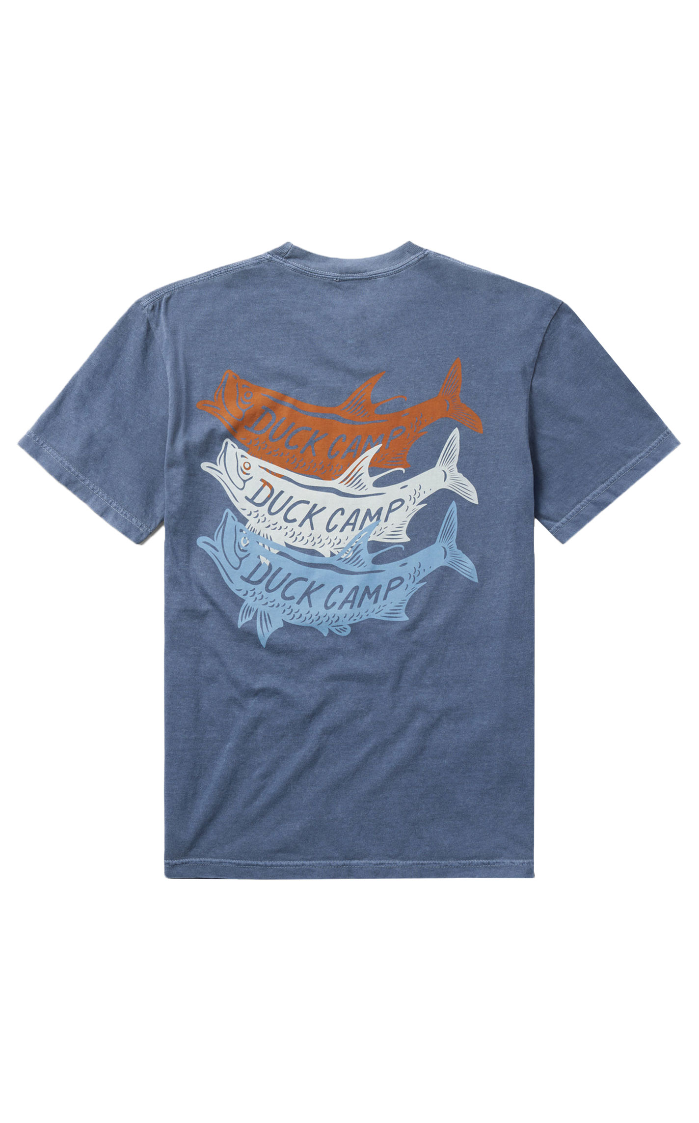 Duck Camp Men's Denim Blue Graphic T-Shirt - Image 1