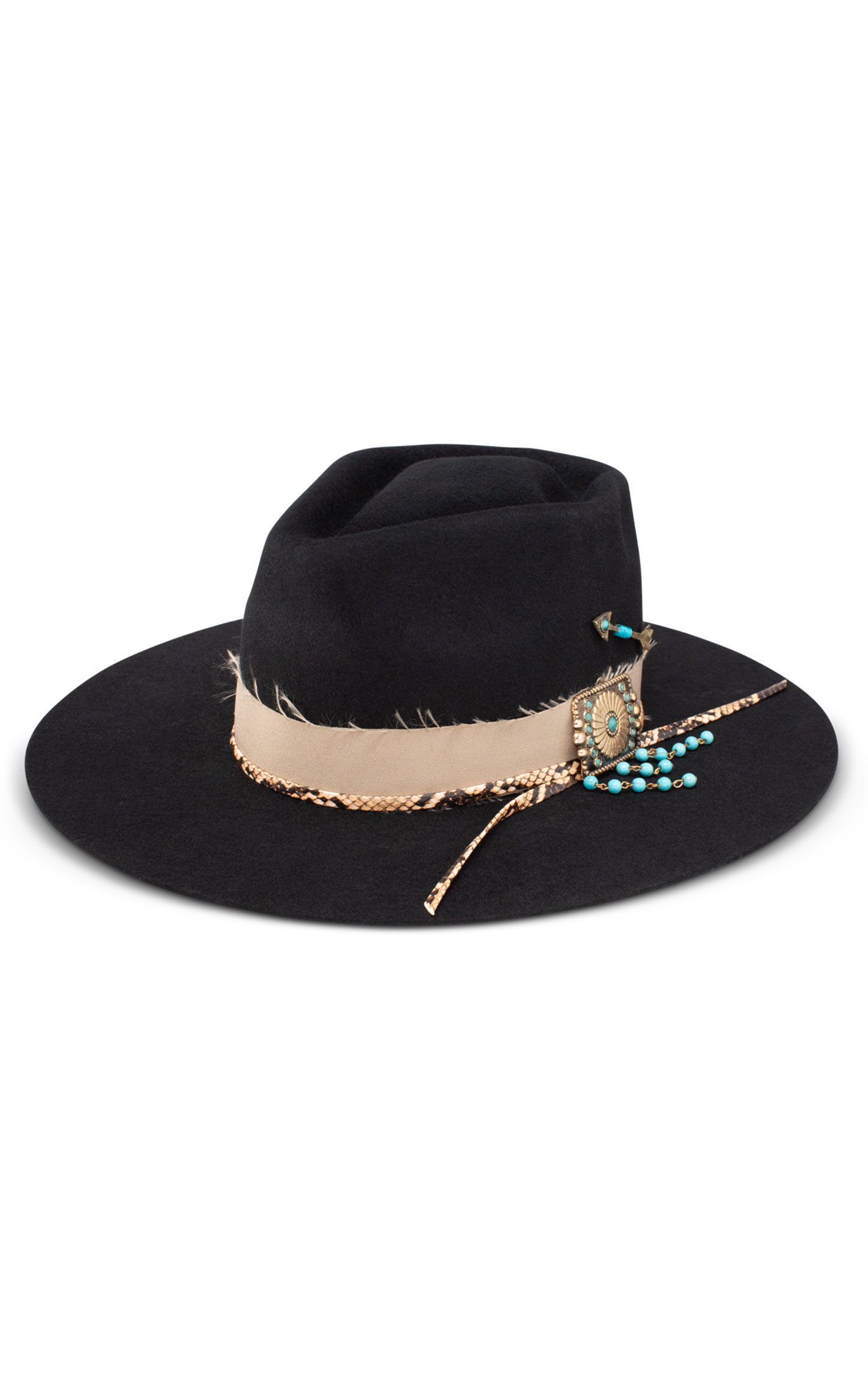 Charlie 1 Horse Laney Wilson Women's Black Wool Felt 'Lucky Me' Hat - Image 5