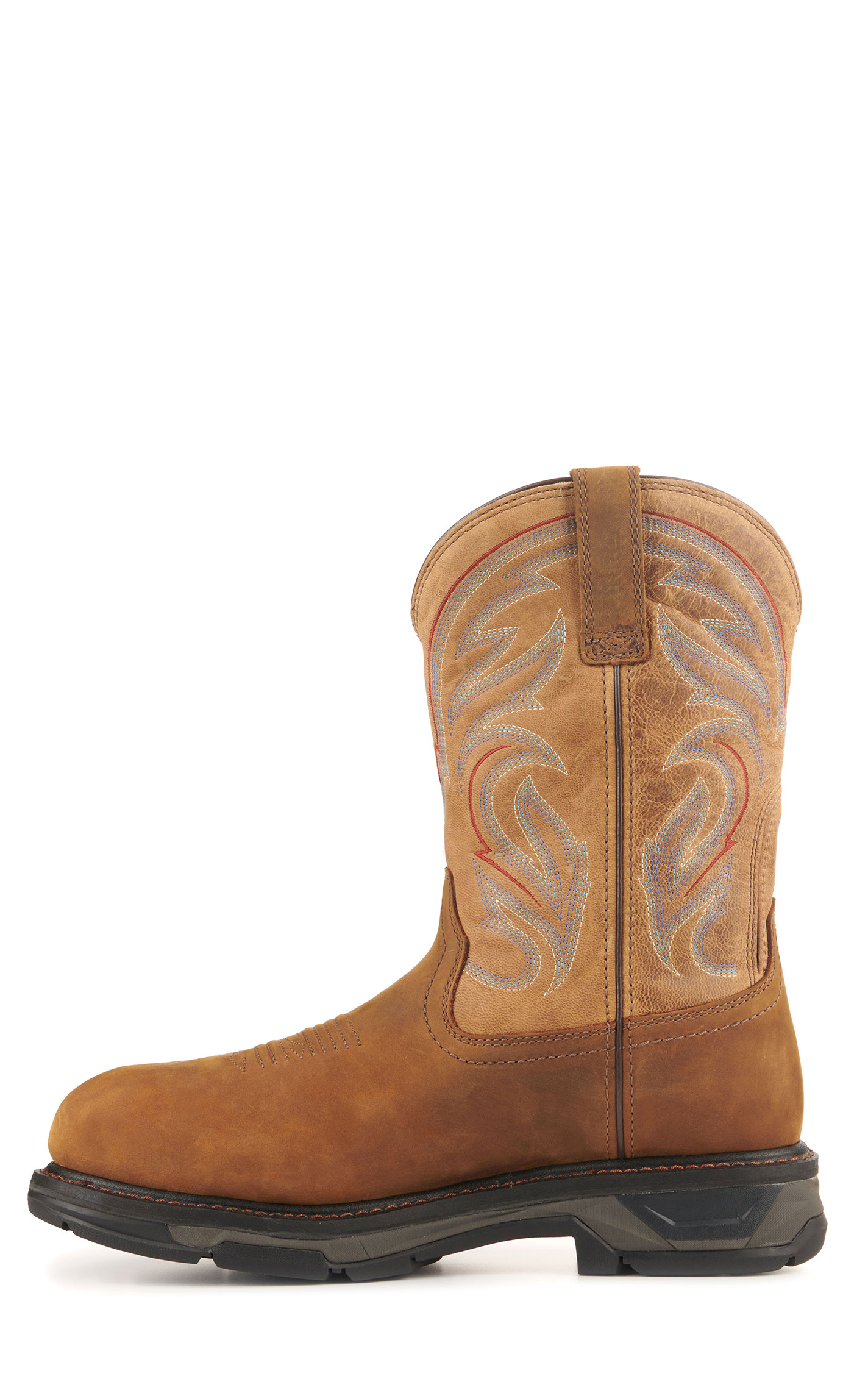 Ariat Men's WorkHog XT Cognac Waterproof Round Carbon Toe Work Boots - Image 1