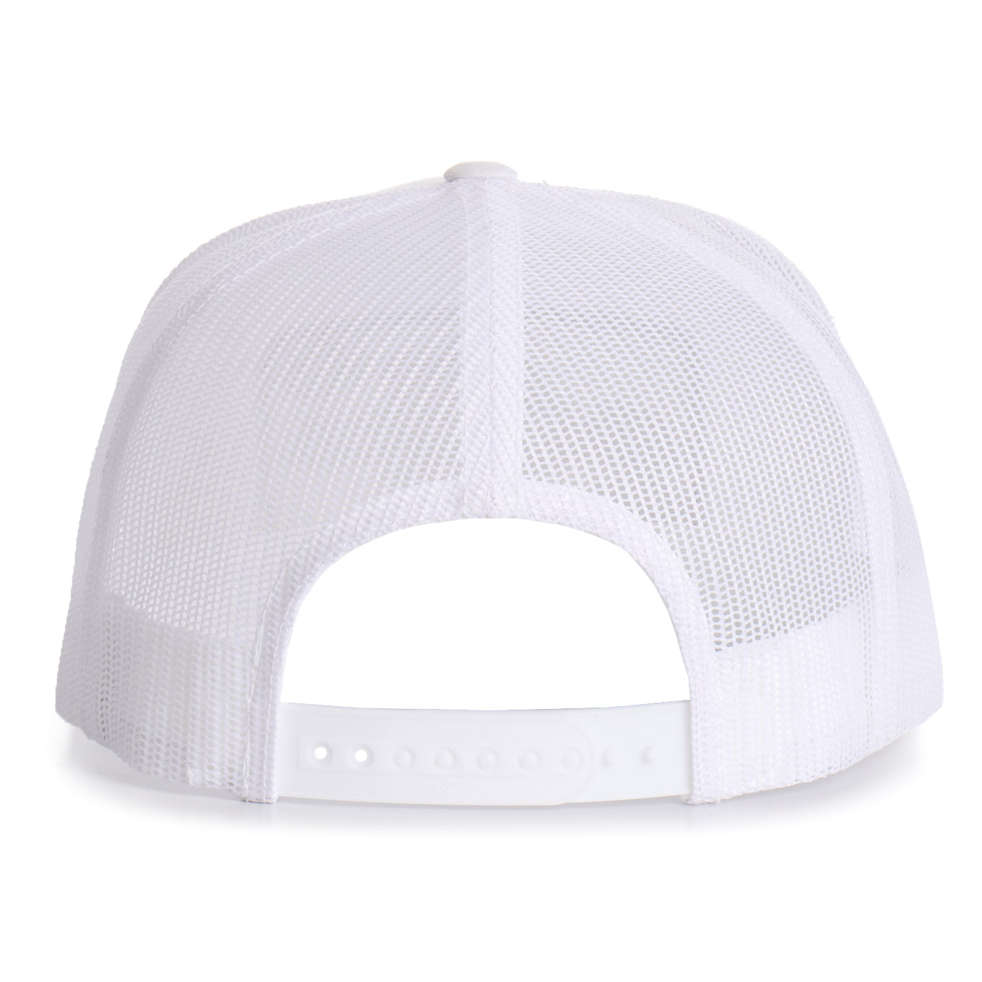 Stackin Bills White Spade Deck Patch Mesh Snapback Cap - Image 1