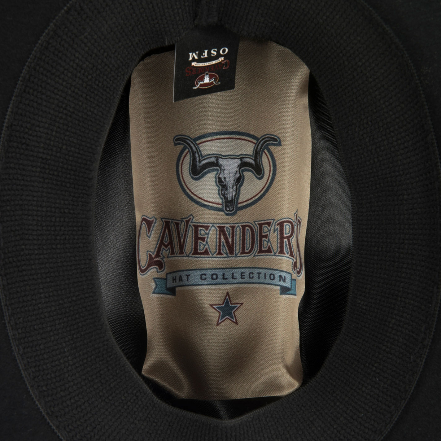Cavender's Kids 2X Black Cattleman Crown Felt Cowboy Hat - Image 1