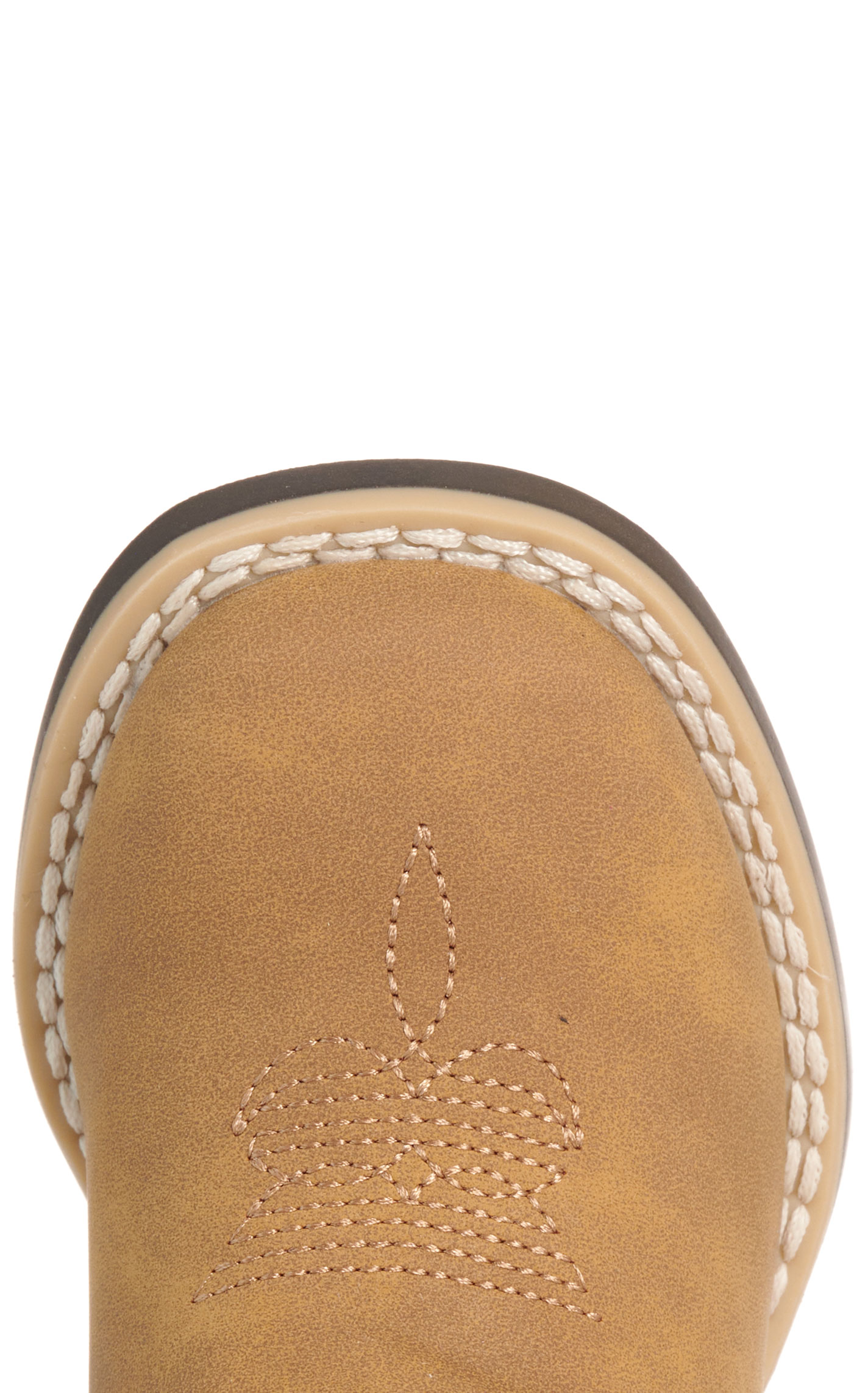 Twister Toddler Jensen Tan & Turquoise Square Toe Boots - Image 1