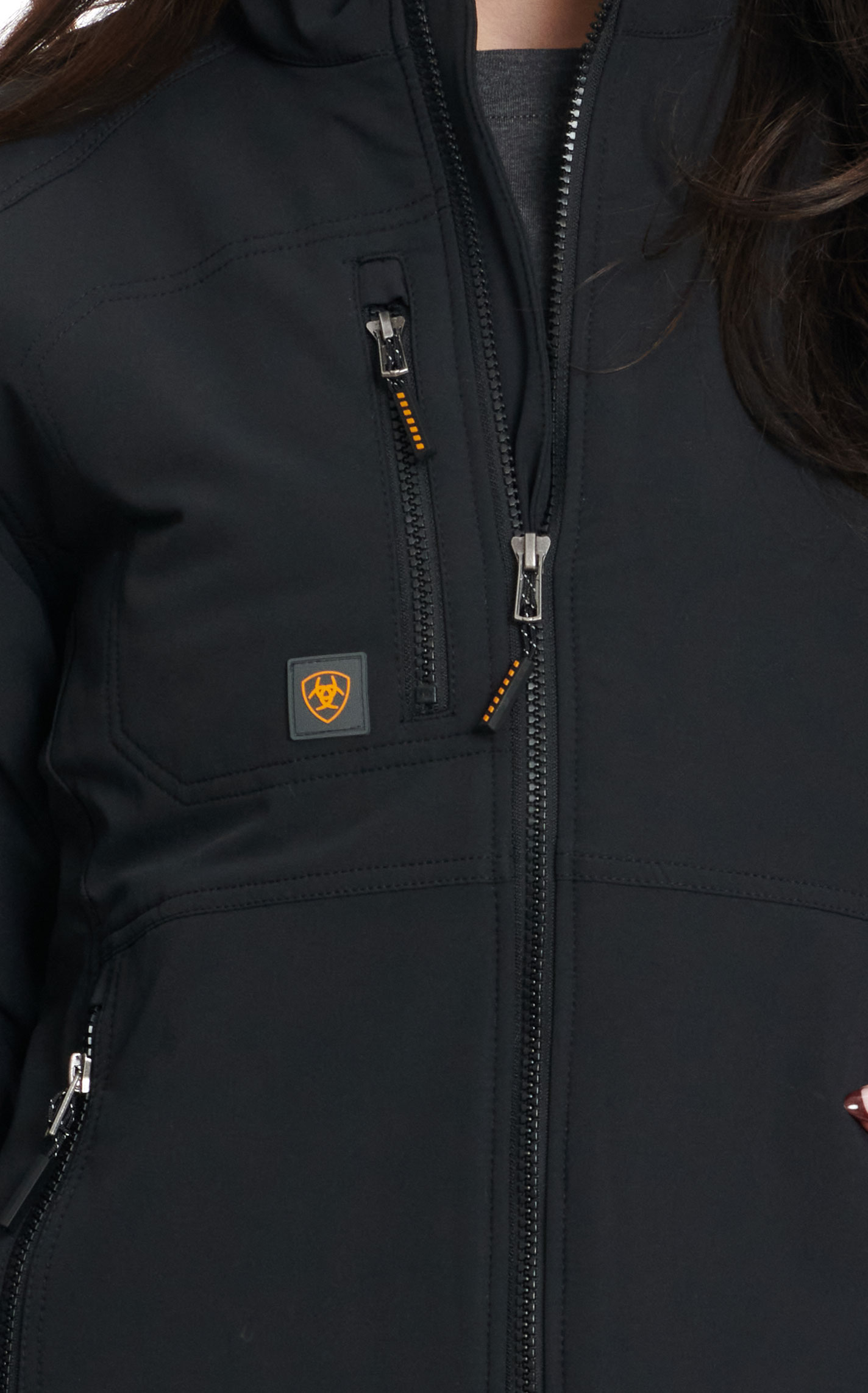 Ariat Rebar Women's Black DriTek Durastretch Insulated Jacket - Plus Sizes - Image 1