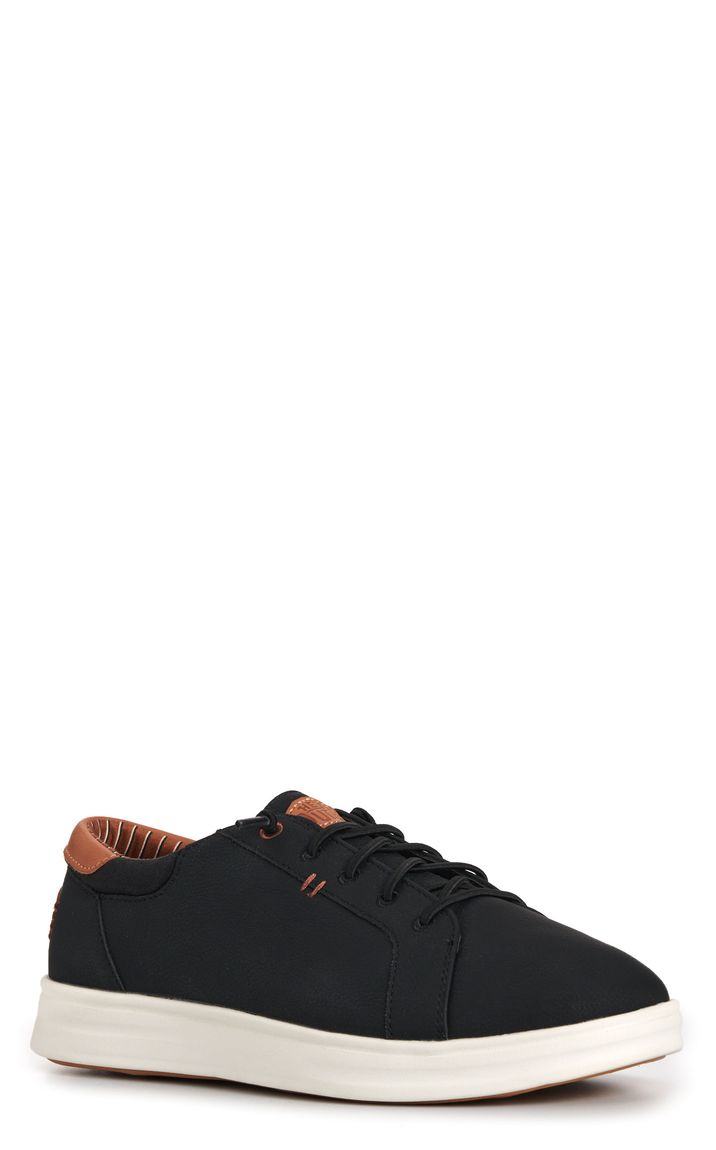 Hey Dude Men's Paul Black & White Round Toe Casual Shoes - Image 1