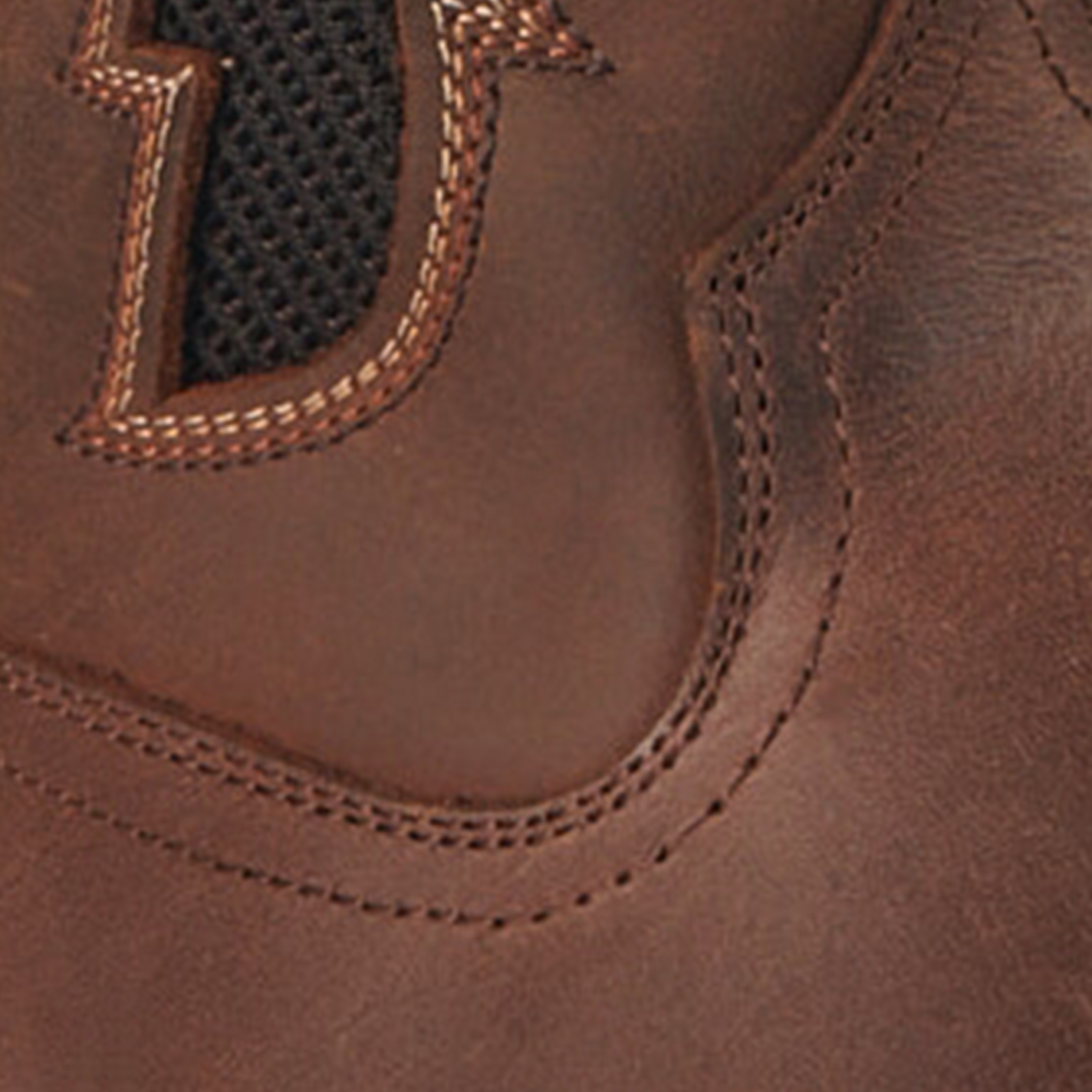 Ariat Men's Dash VentTEK Ultra Distressed Brown Bantamweight Square Toe Cowboy Boots - Image 1
