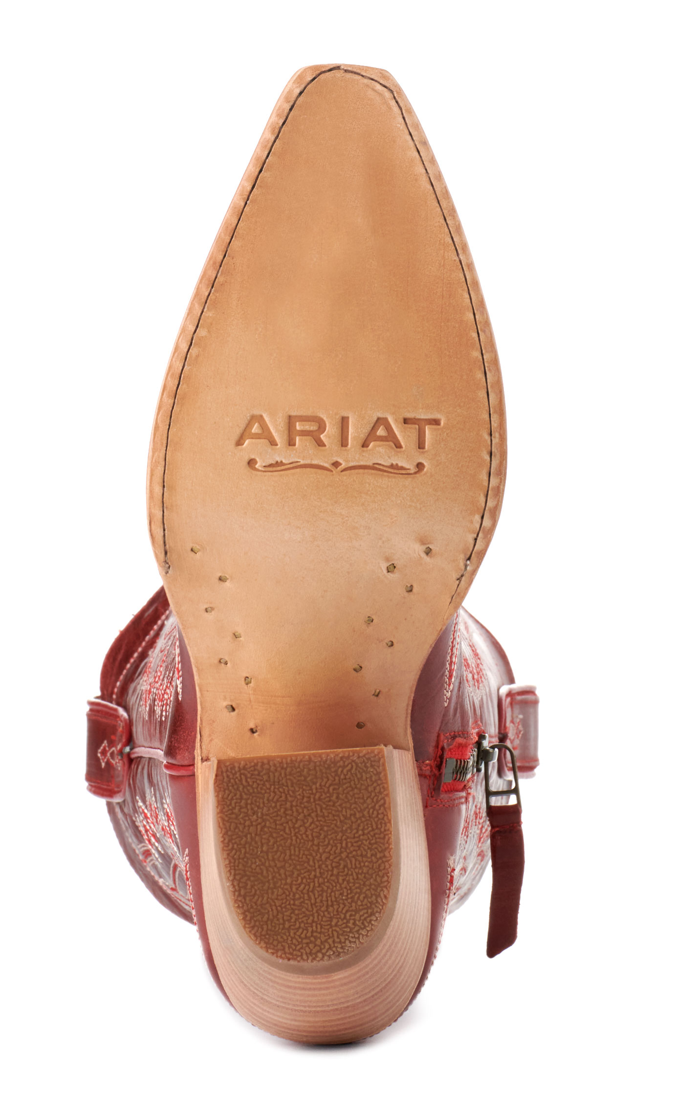 Ariat Women's Casanova Red Alert Snip Toe Tall Cowboy Boots - Image 1