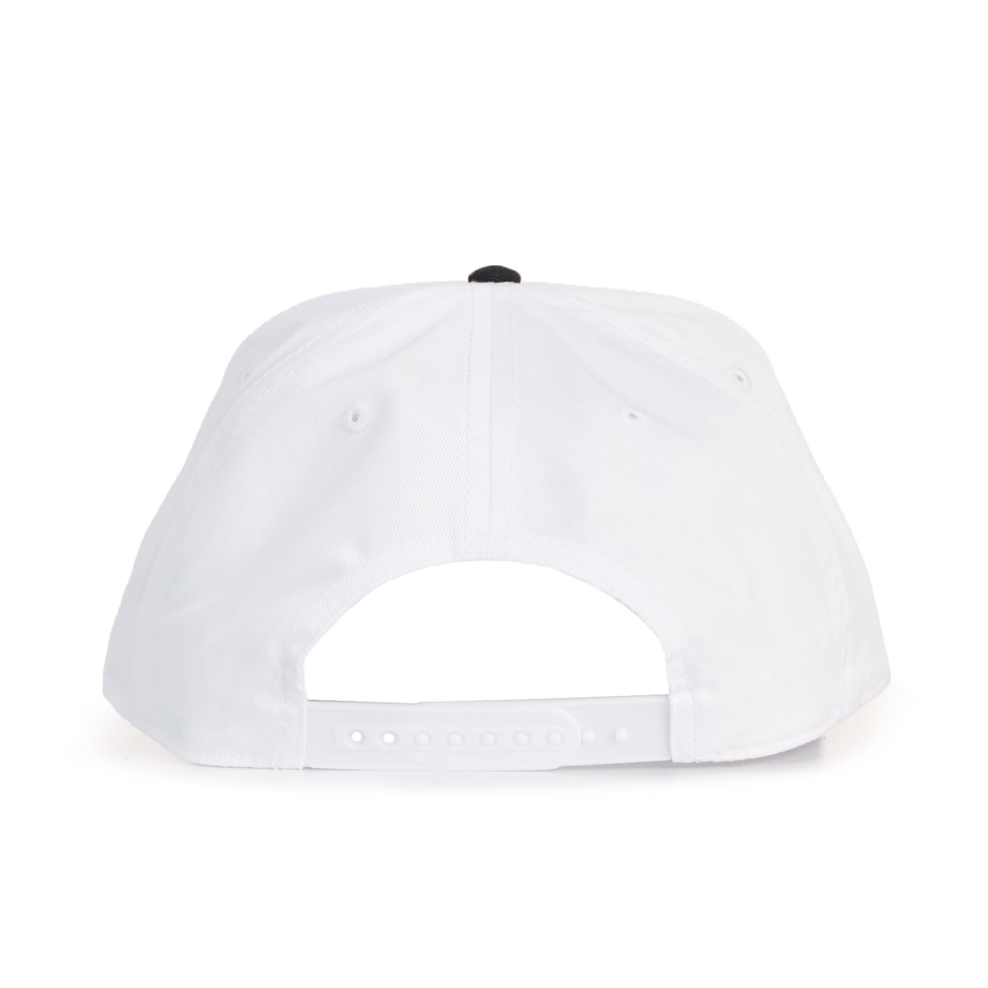 Stackin Bills Embroidered White & Black Curved Bill Cap - Image 1