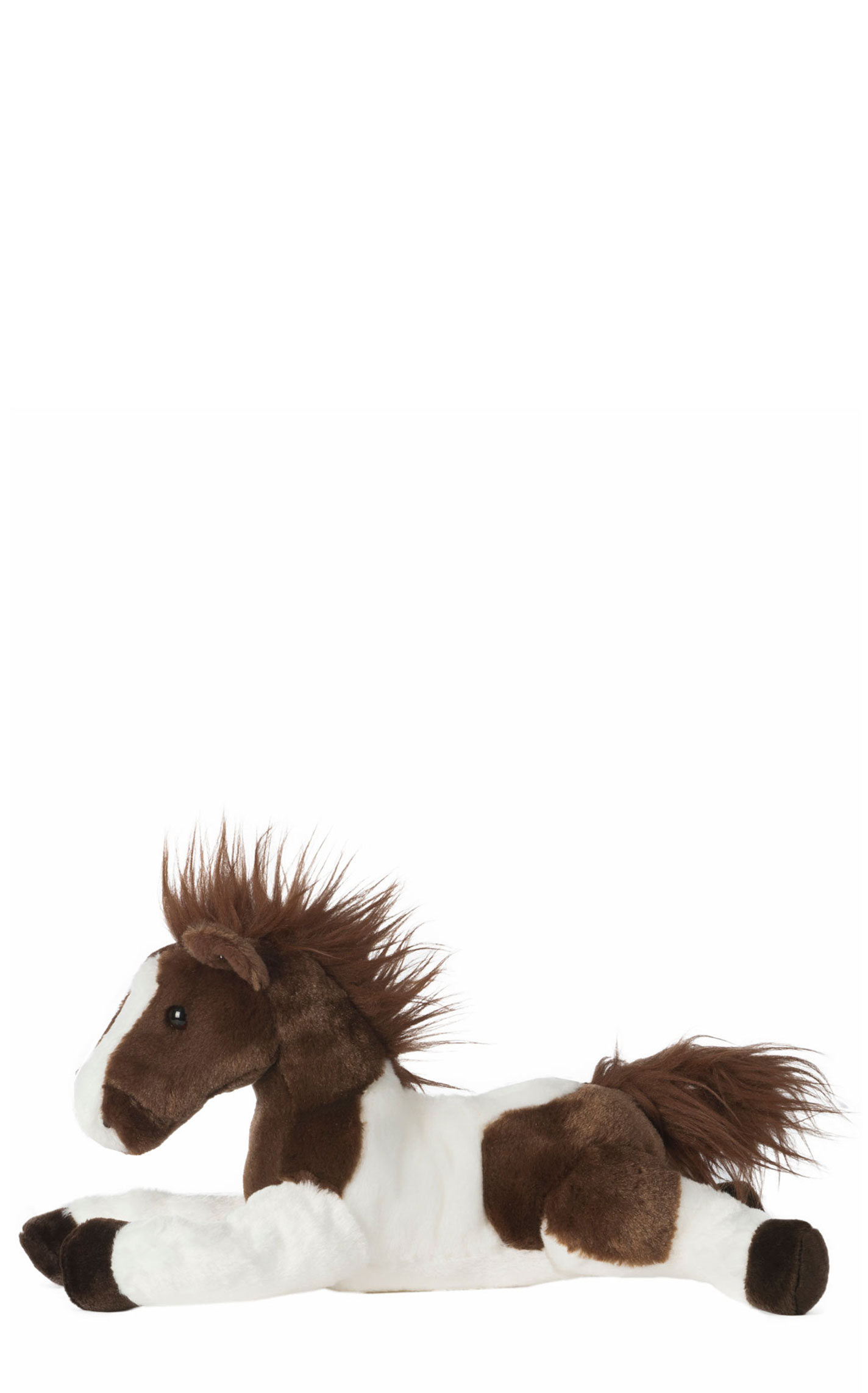 Aurora Tola Brown & White Paint Stuffed Horse - Image 1