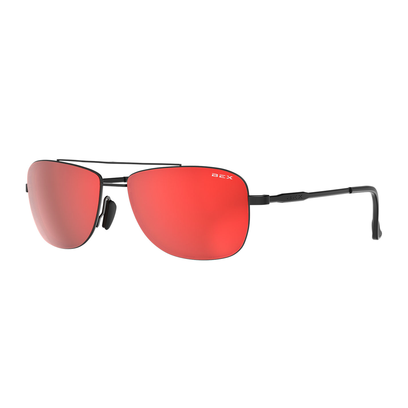 Bex Draeklyn OTG Black Brown & Red Sunglasses - Image 1