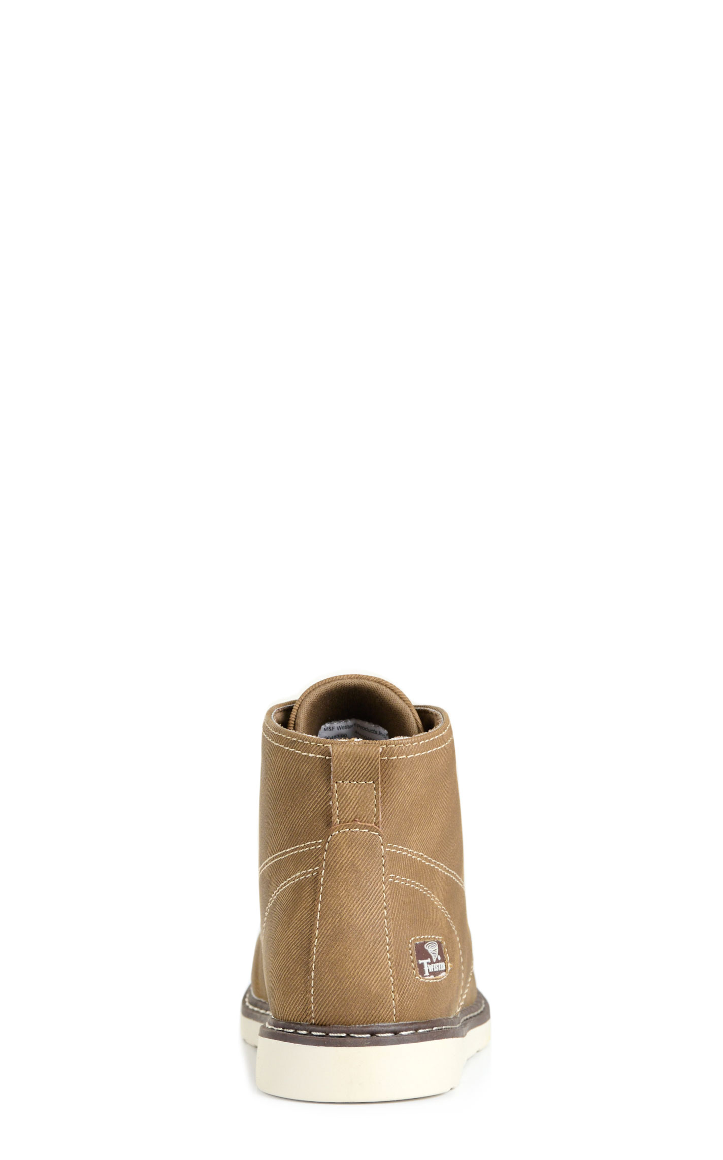 Twister Kids' Clyde Brown Moc Toe Lace Up Chukka Shoe - Image 1