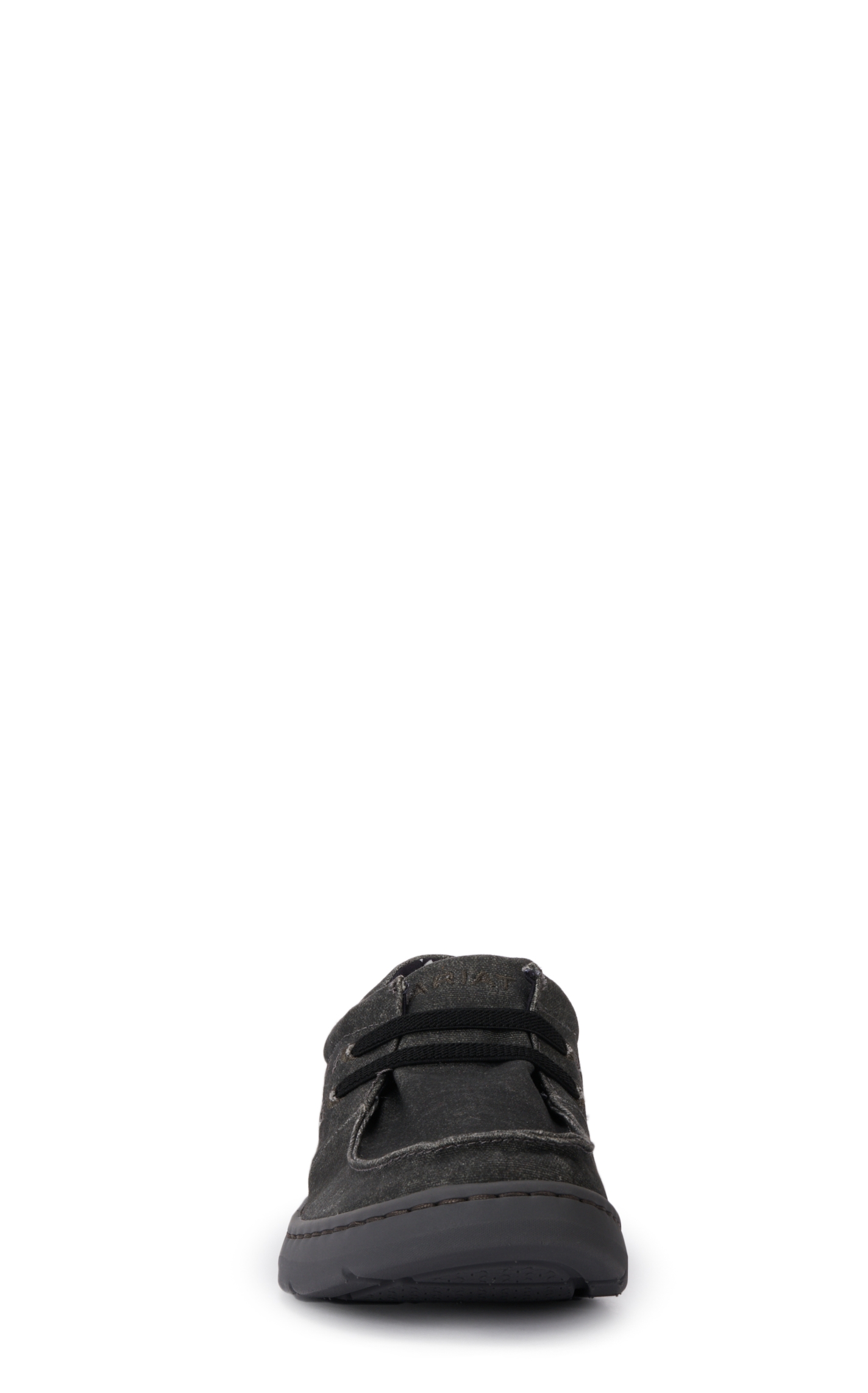 Ariat Men's Hilo Charcoal Canvas Moc Toe Lace Up Casual Shoe - Image 1