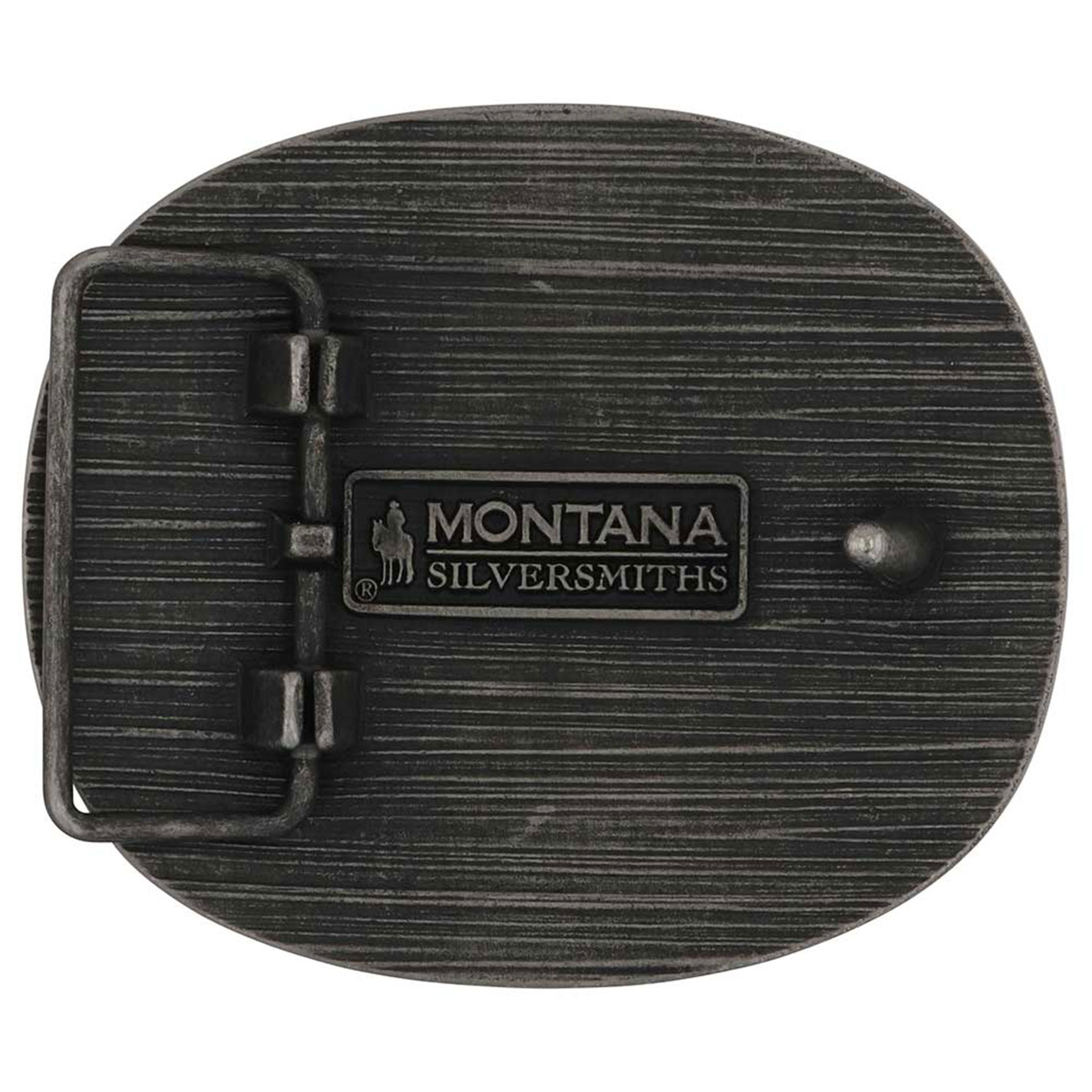 Montana Silversmiths Antique Brass Whiskey Bent Belt Buckle - Image 1