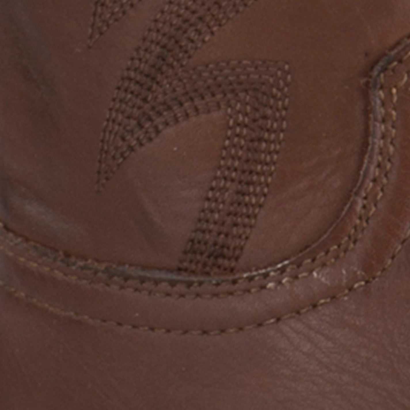 Lucchese Men's 1883 Tan Burnished Ranch Hand Goat R-Toe Western Boot - Image 1