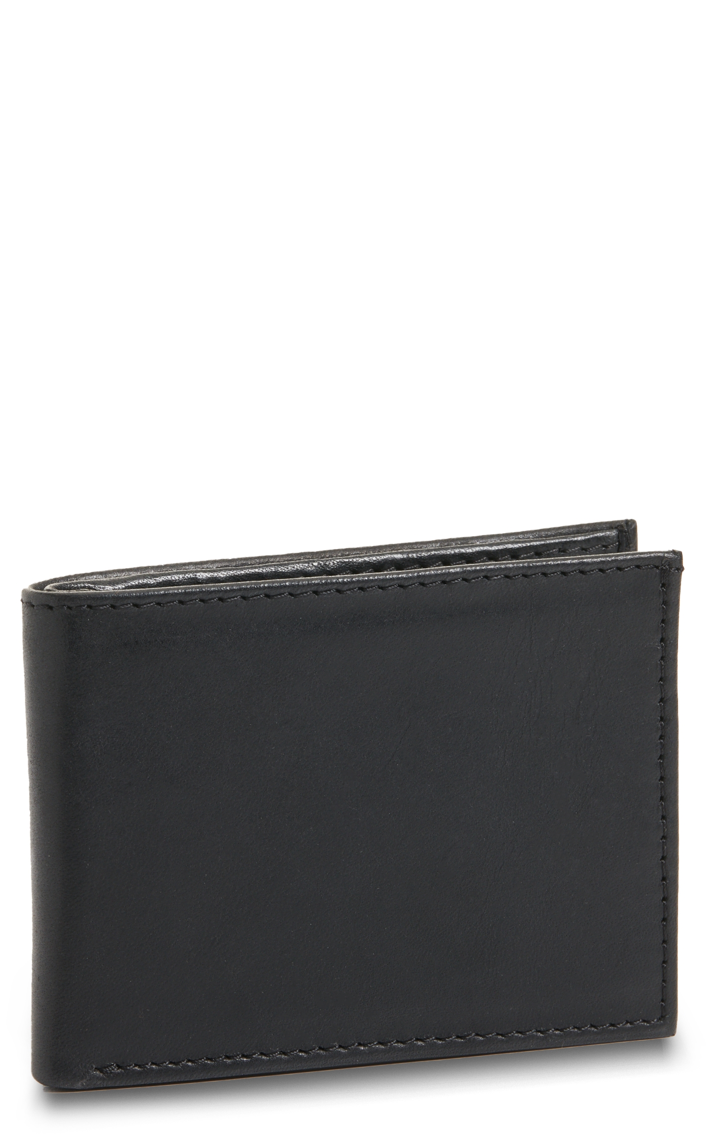 JRC & Sons Men's Black Ranch Hand Leather Bifold Wallet - Image 1