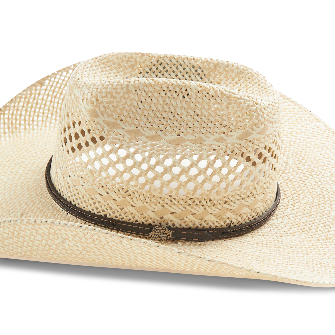 Cavender's Collection Twisted Weave Straw Cowboy Hat - Image 1