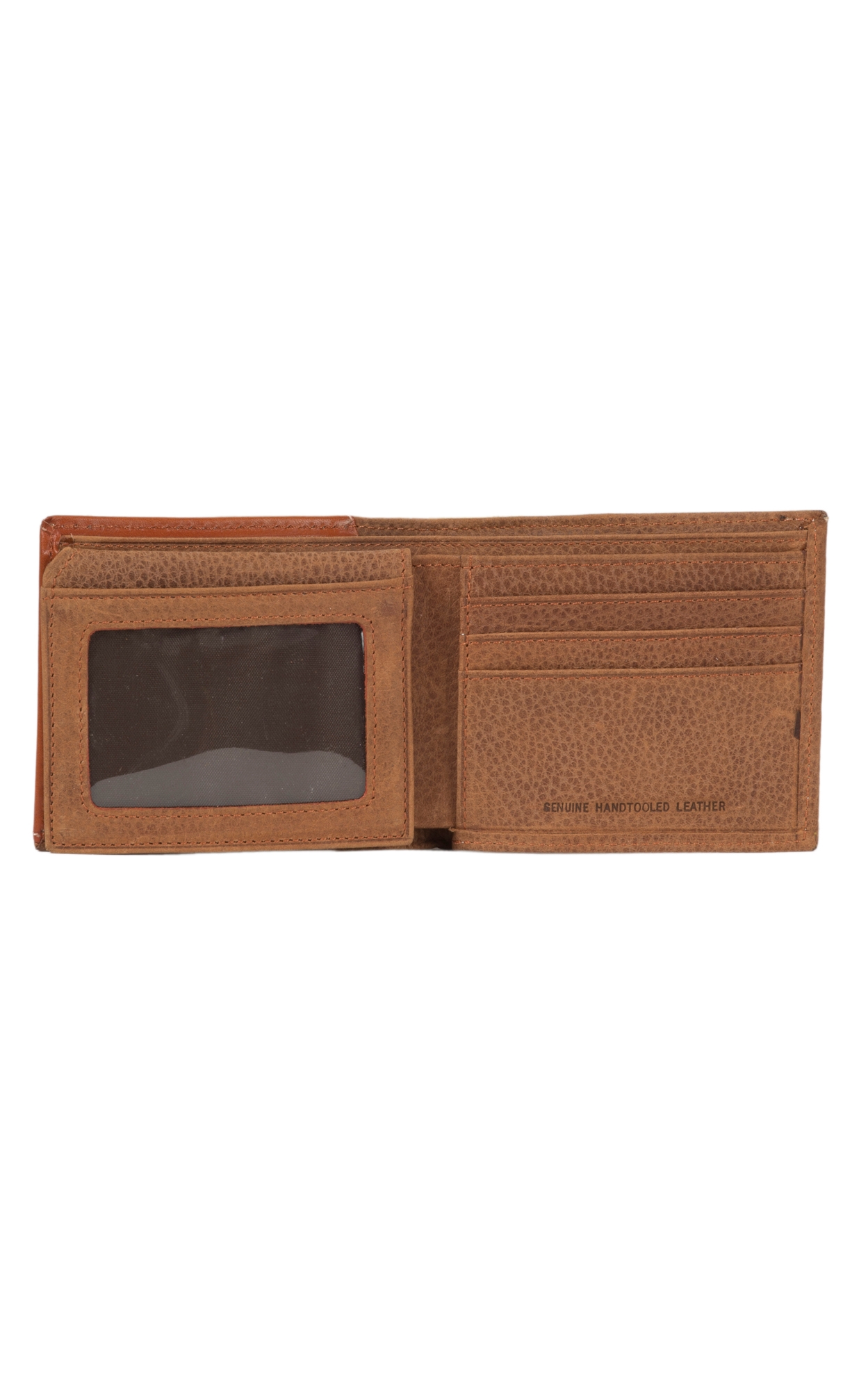 Ranger Belt Company Tan Soft Leather Inlay Cross Bi-fold Wallet - Image 1