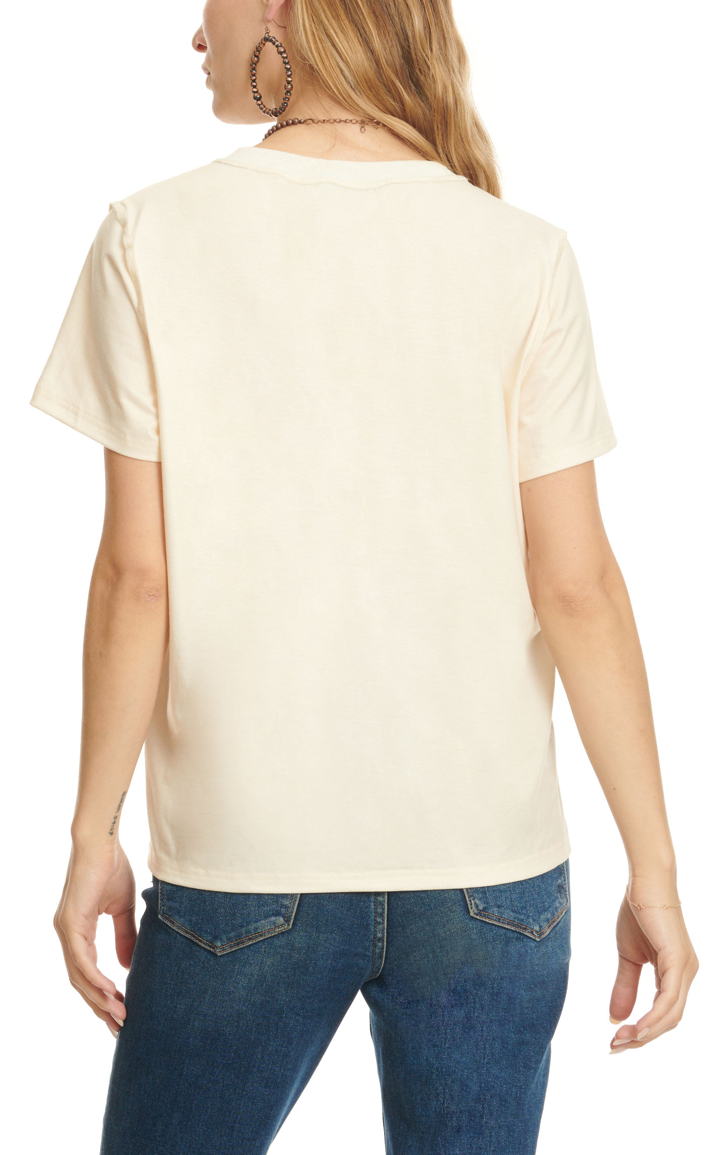 Fashion Express Women's Cream Ain't My First Rodeo Graphic Tee - Image 2