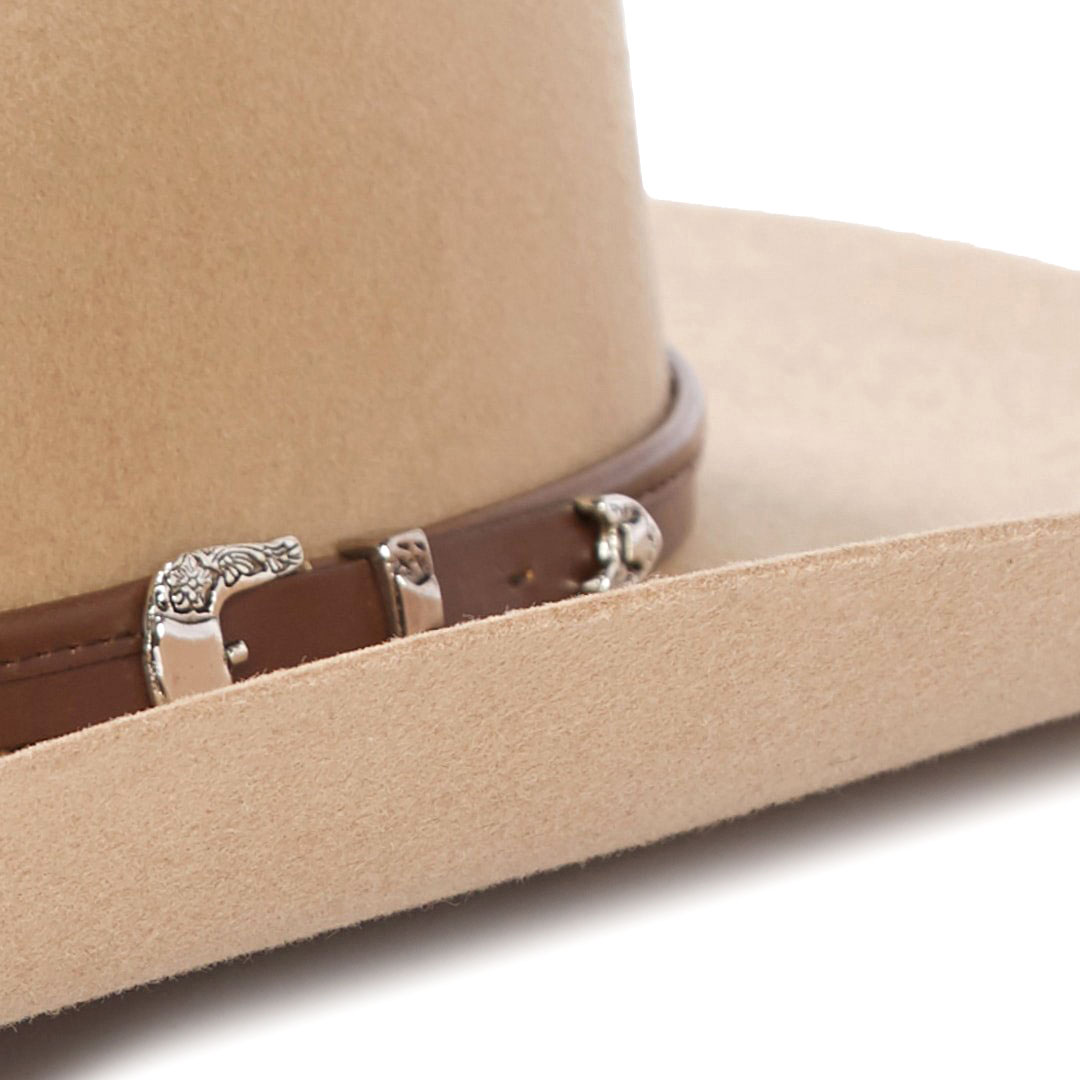 Stetson 4X Seneca Silver Sand Buffalo Collection Felt Cowboy Hat - Image 1
