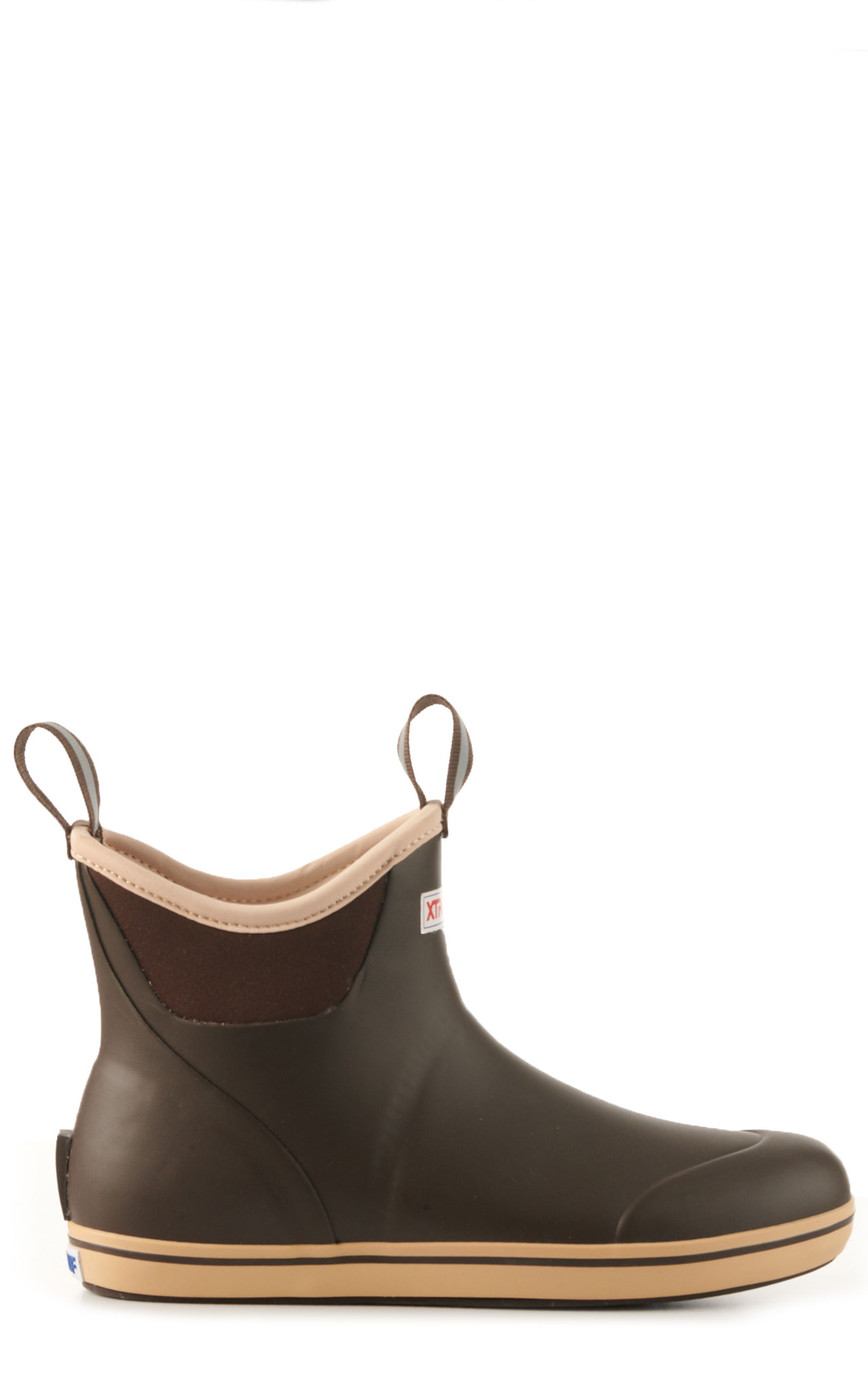 XTRATUF Men's Chocolate Brown Ankle Deck Rubber Boots - Image 5