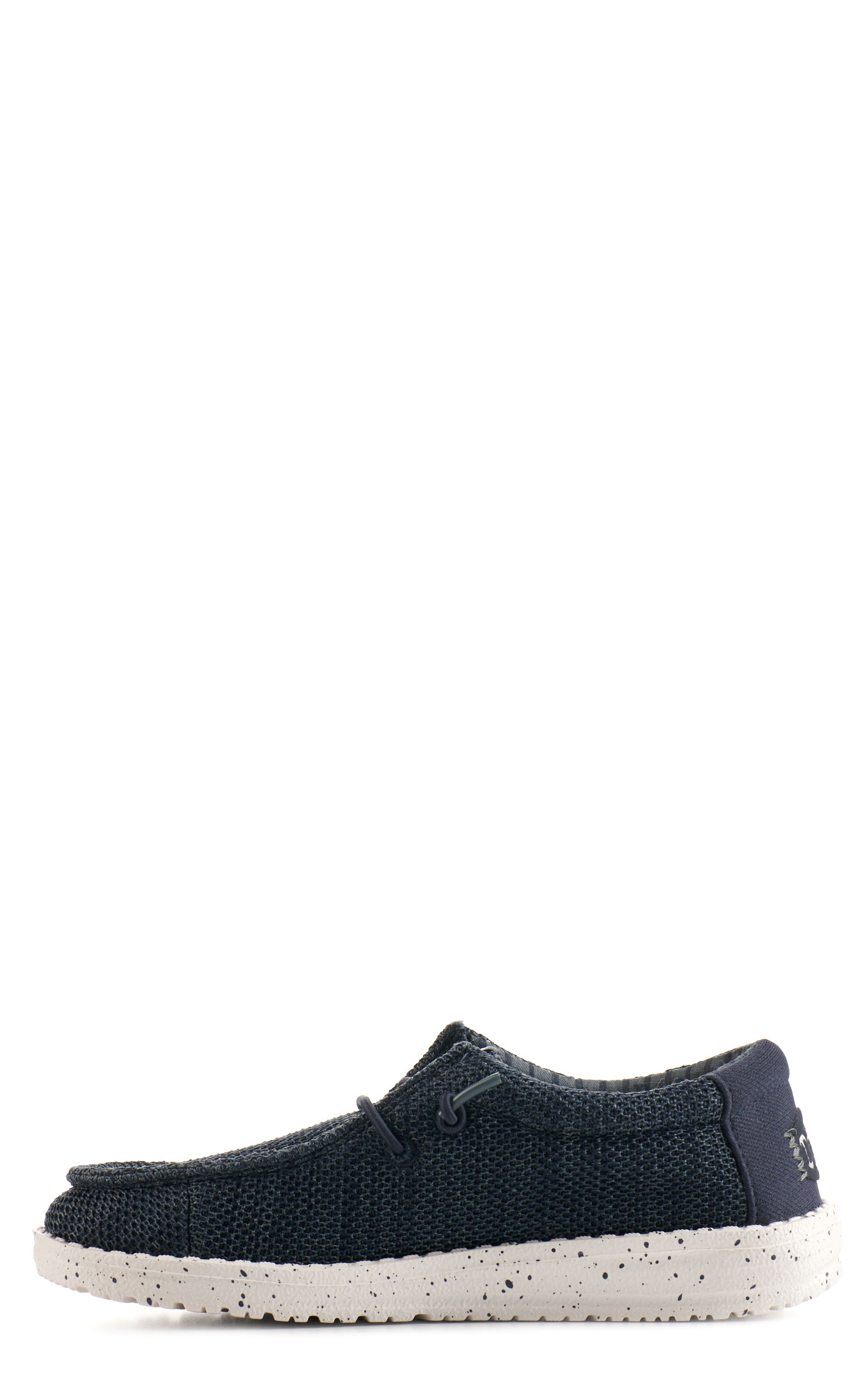 Hey Dude Kids' Wally Stretch Sox Navy Moc Toe Casual Shoes - Image 1